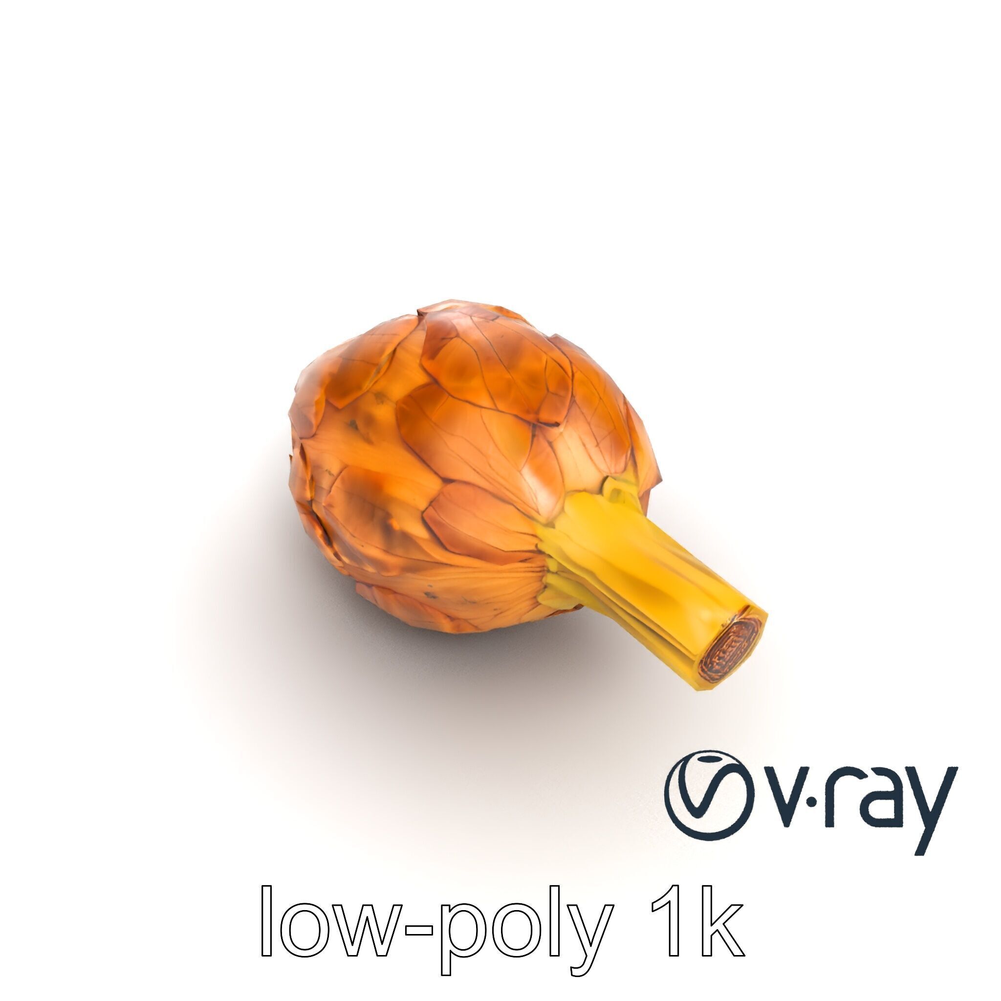 Realistic Jerusalem Artichoke High Detail model pack Low-poly 3D model_8