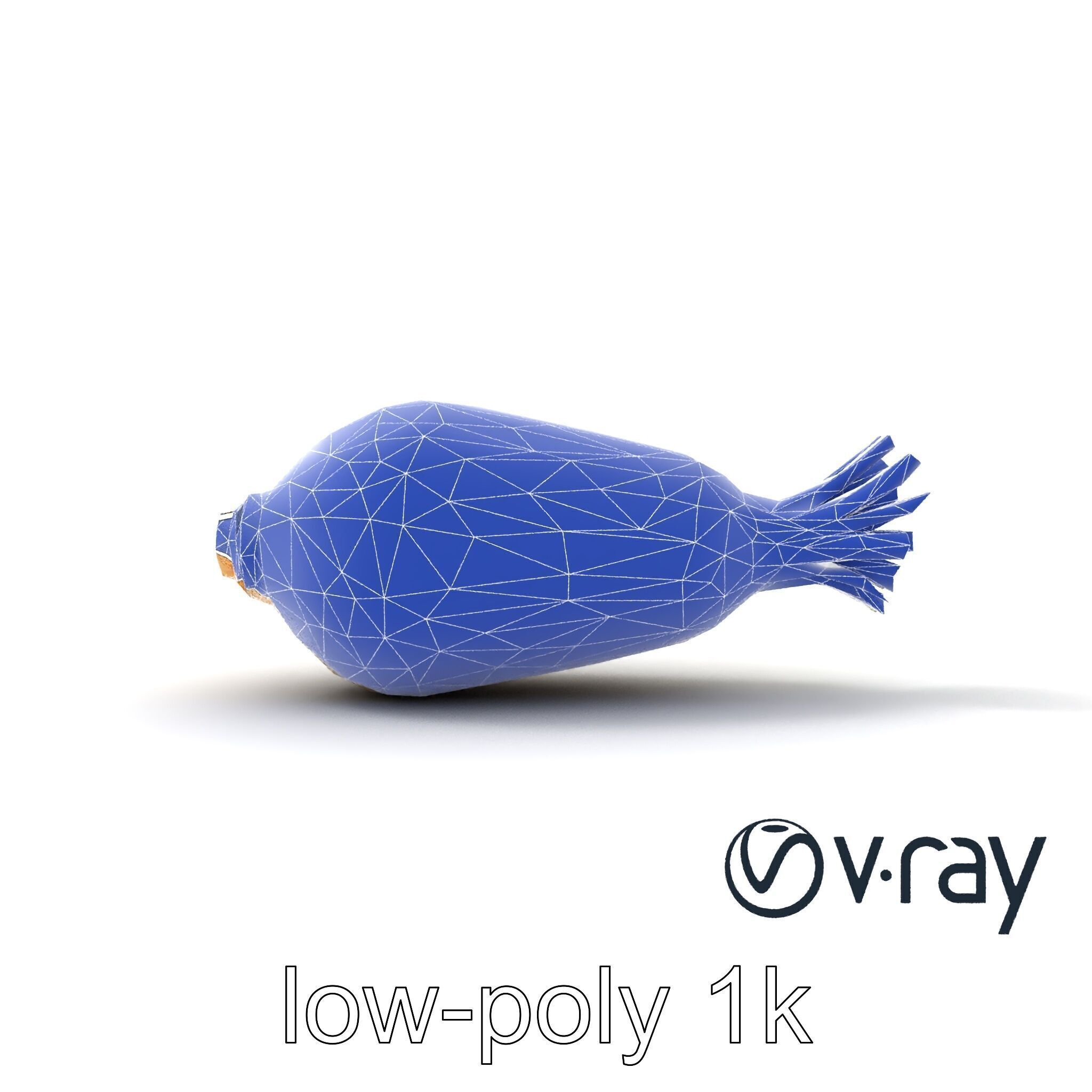 Detailed Daikon Radish Vegetable model pack Low-poly 3D model_30