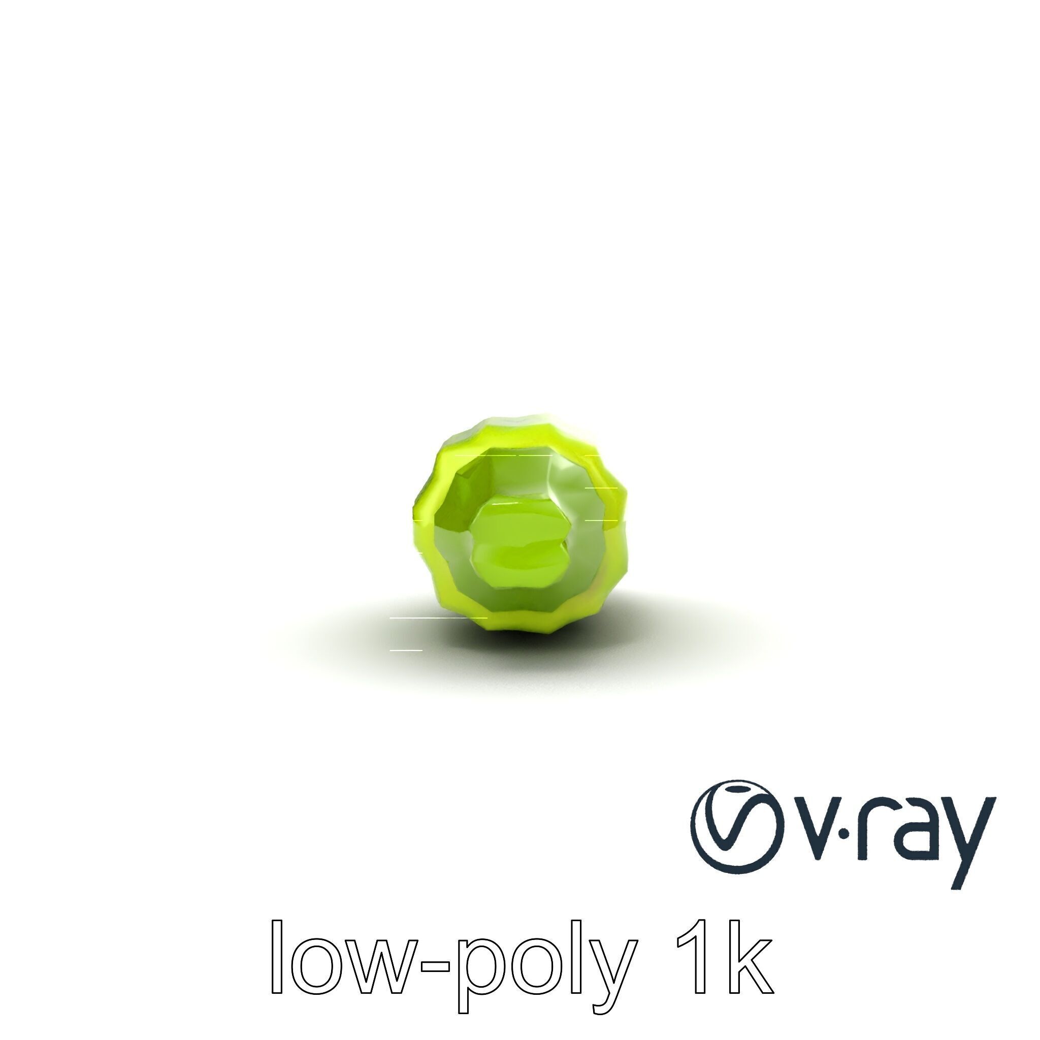 Realistic Okra Pod Model Pack Low-poly 3D model_18