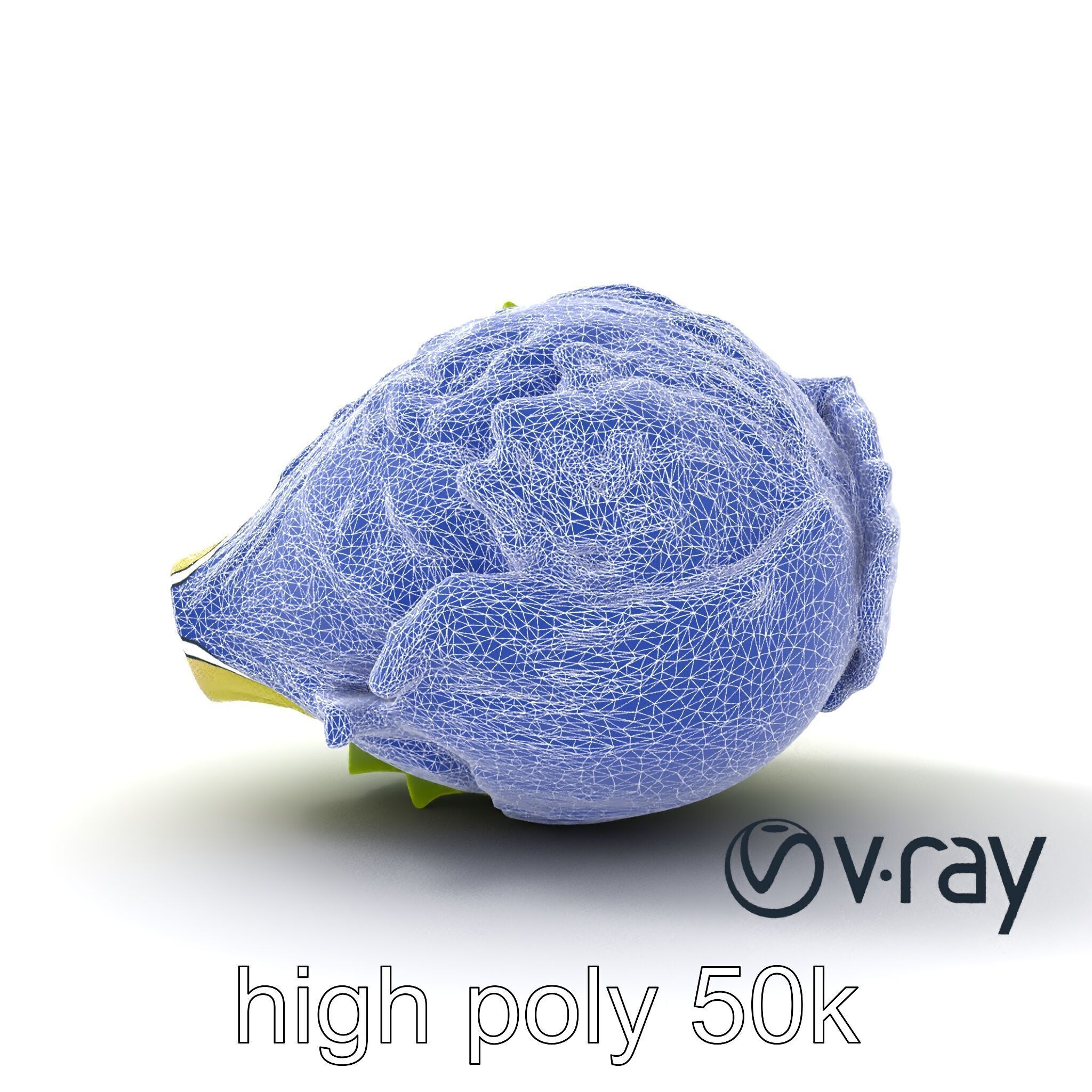 Savoy Cabbage with Wavy Leaves model pack Low-poly 3D model_24