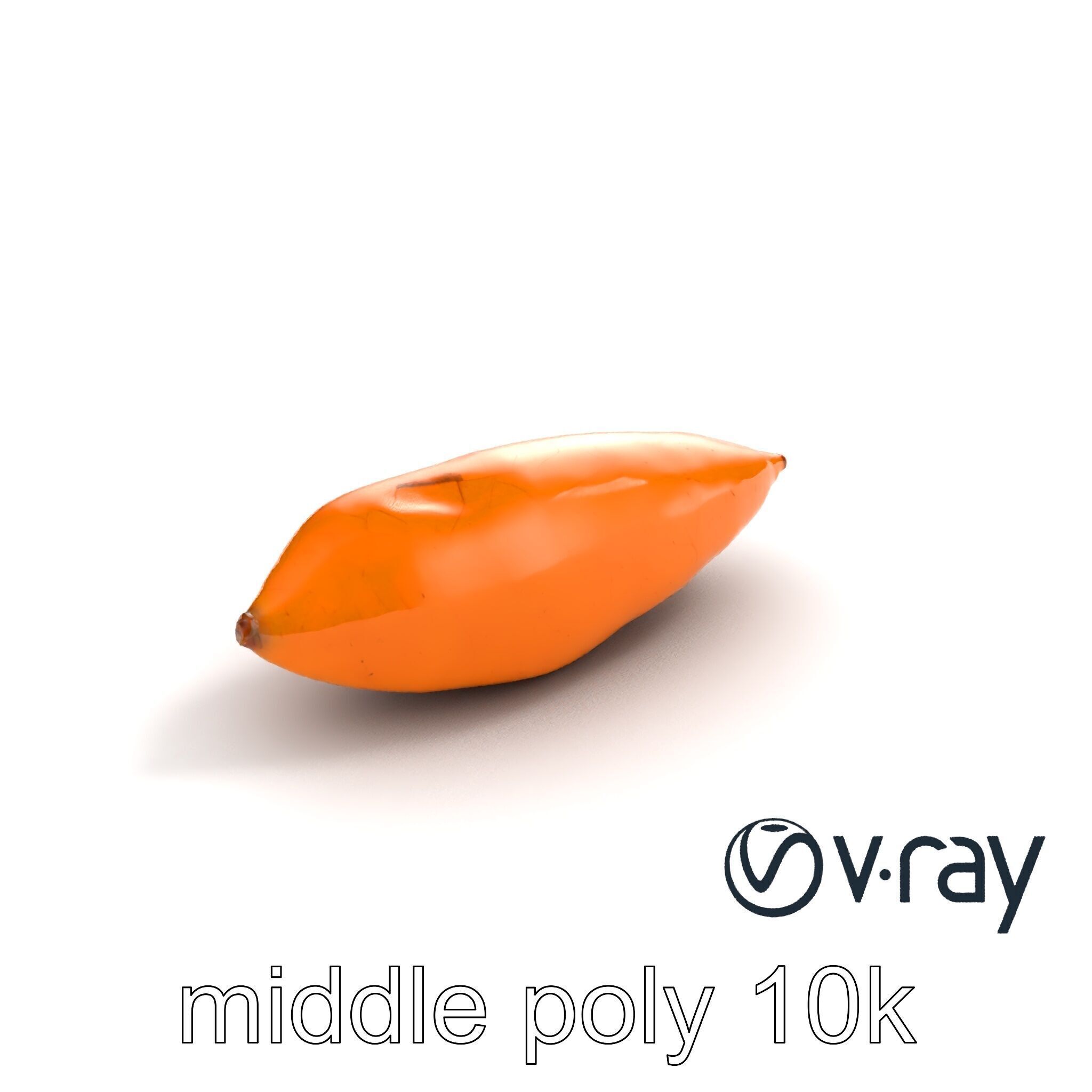 Detailed Sweet Potato Model Pack Low-poly 3D model_7