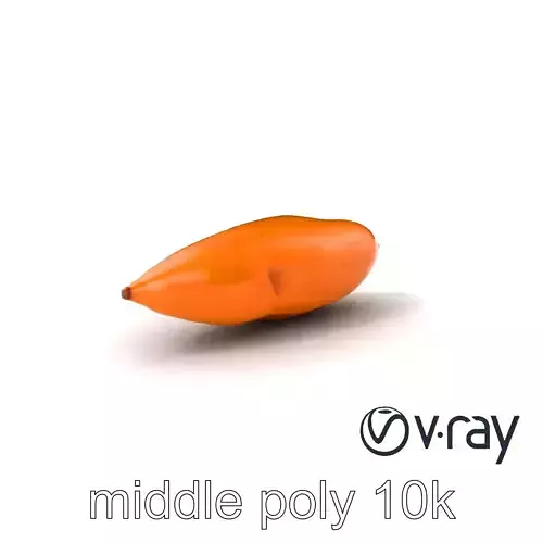 Detailed Sweet Potato Model Pack Low-poly 3D model