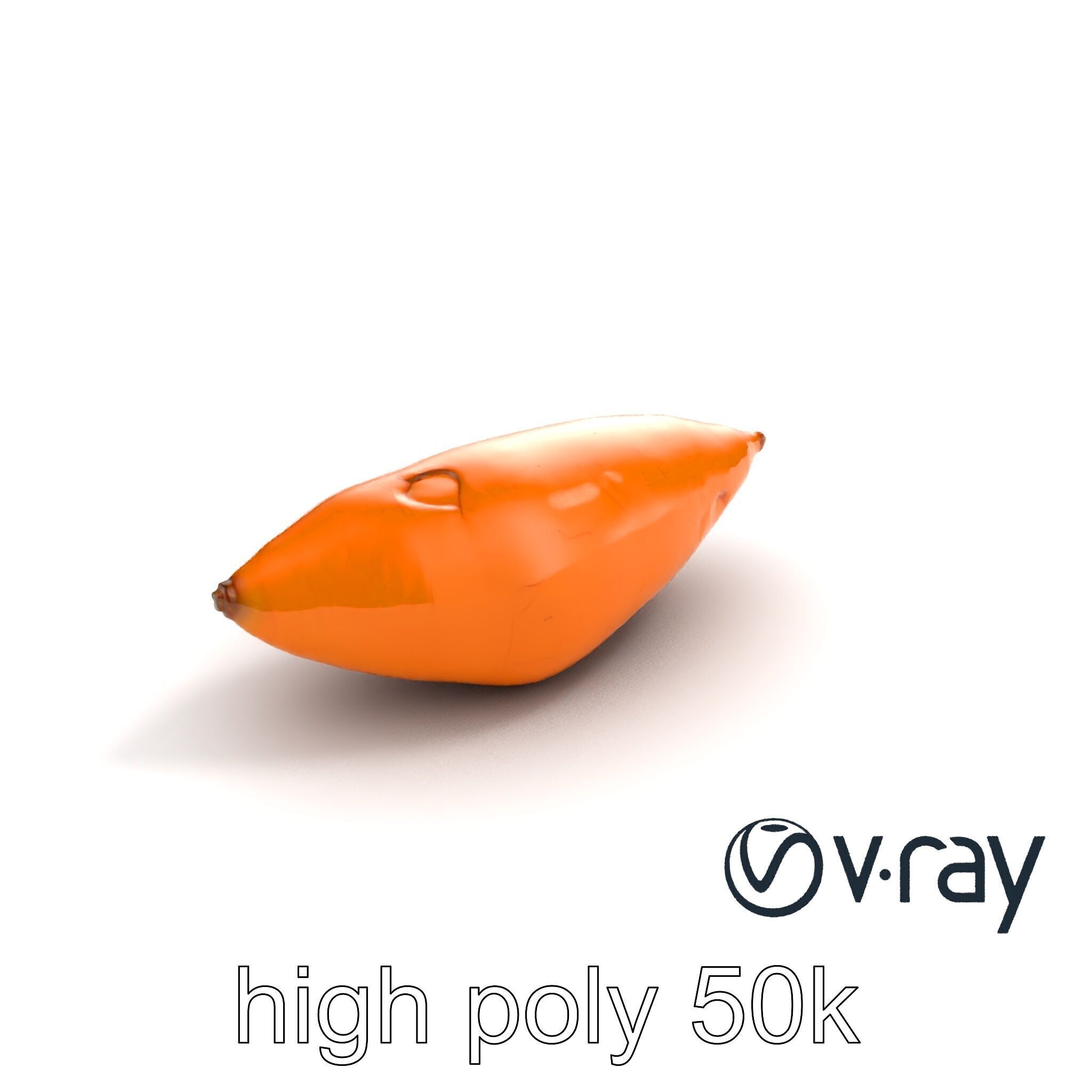 Detailed Sweet Potato Model Pack Low-poly 3D model_9