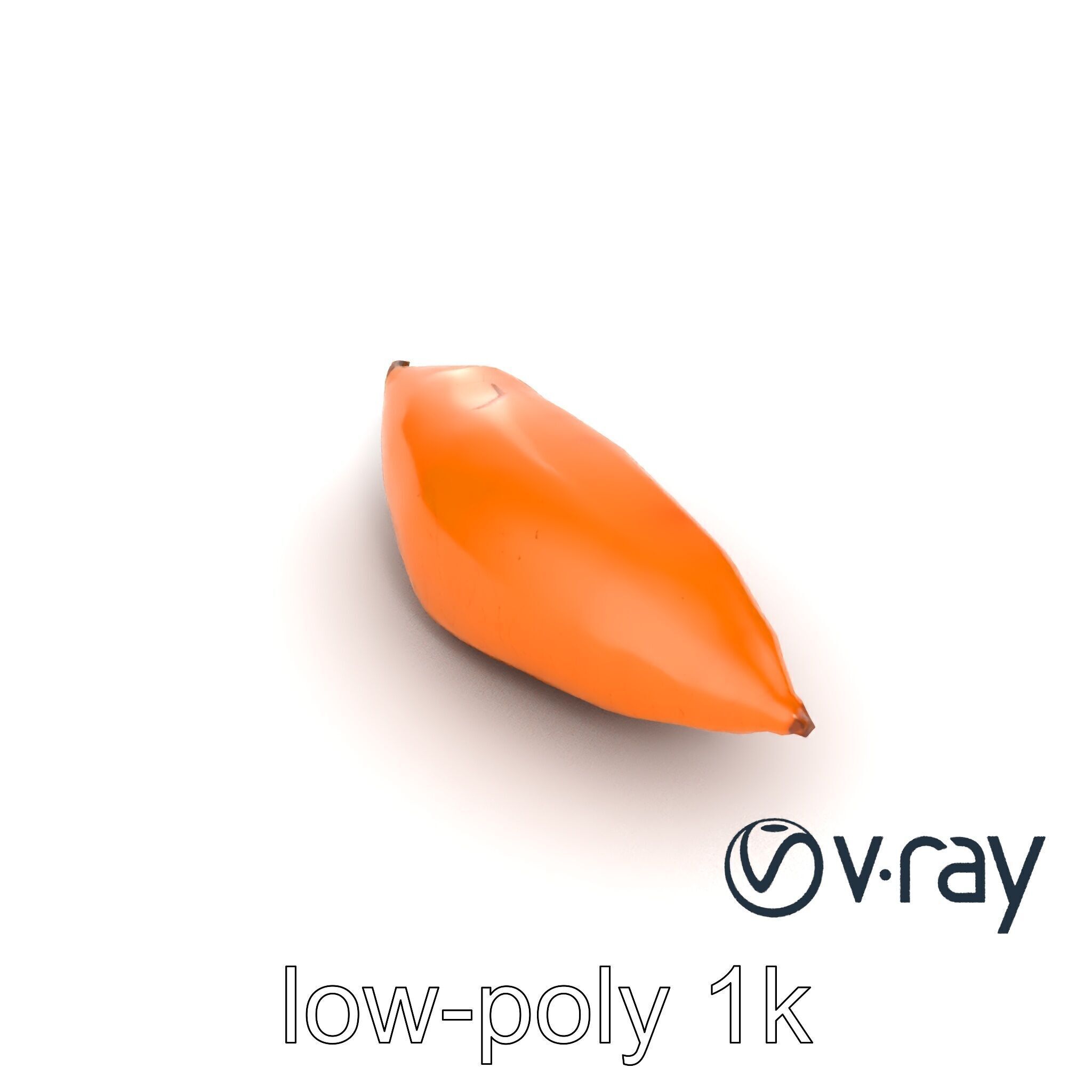 Detailed Sweet Potato Model Pack Low-poly 3D model_8