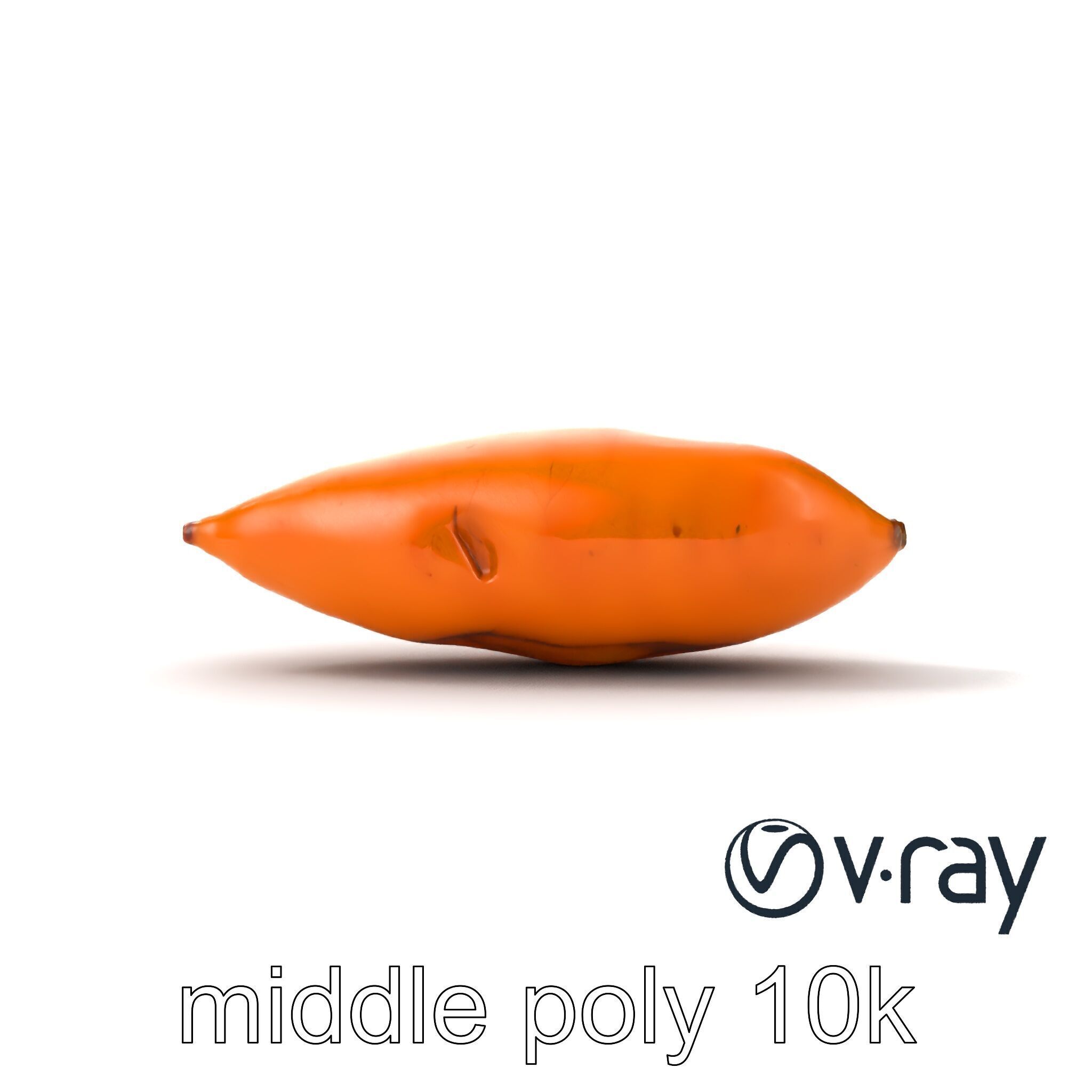 Detailed Sweet Potato Model Pack Low-poly 3D model_25