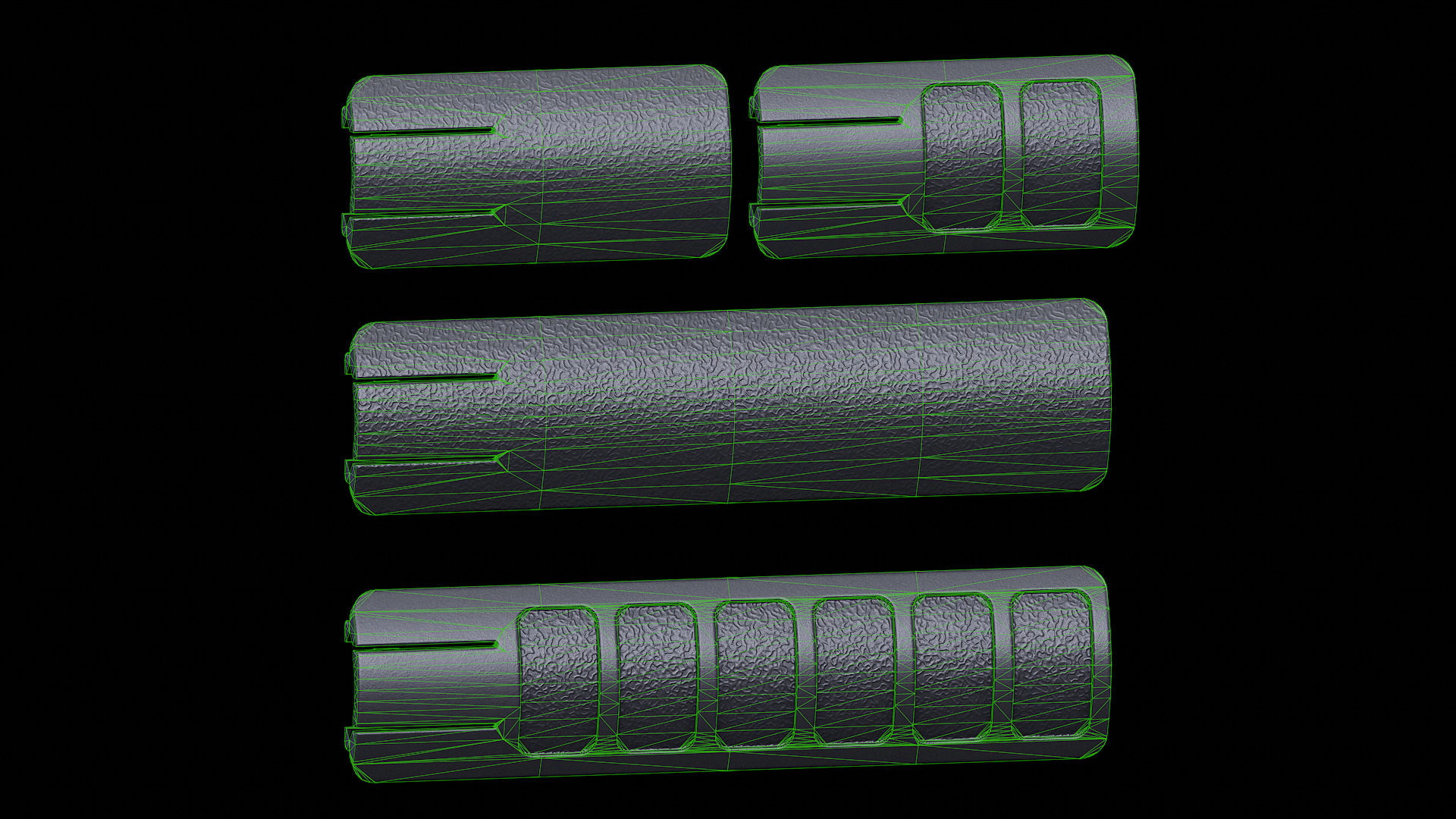 TangoDown SCAR Panels Low-poly 3D model_6