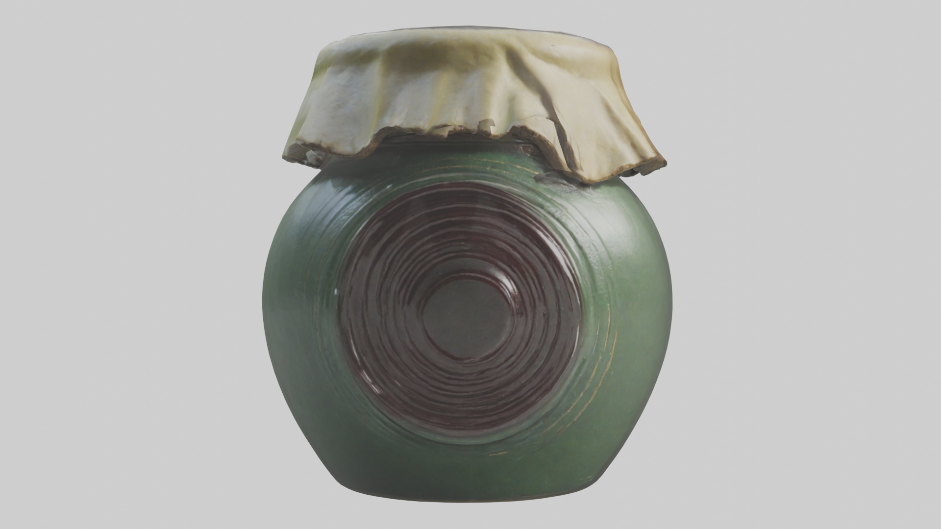 Jam Jar model Low-poly 3D model_9