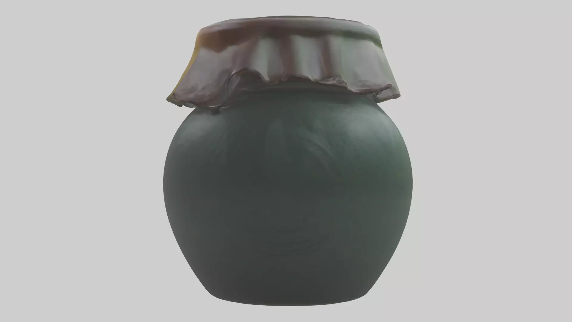 Jam Jar model Low-poly 3D model_0
