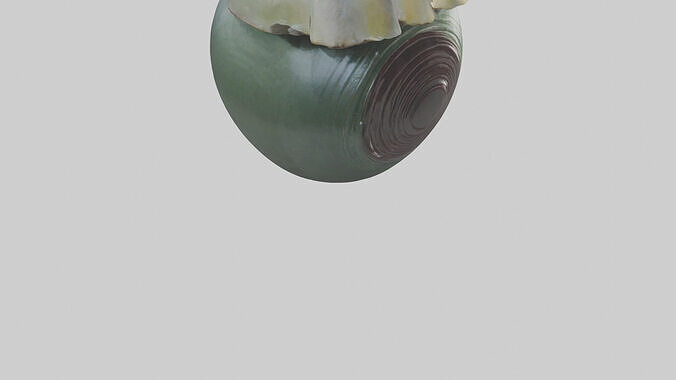 Jam Jar model Low-poly 3D model 7