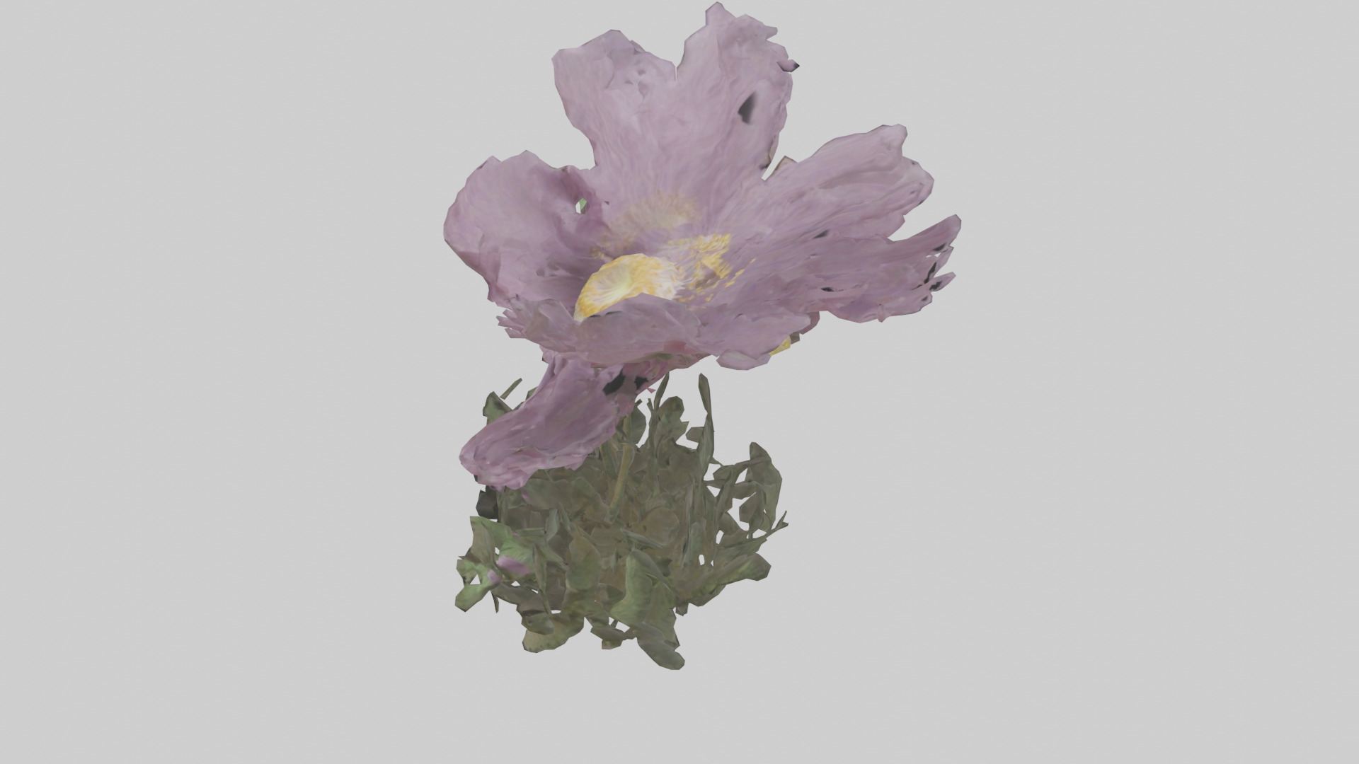 Janus God statue model Low-poly 3D model_32