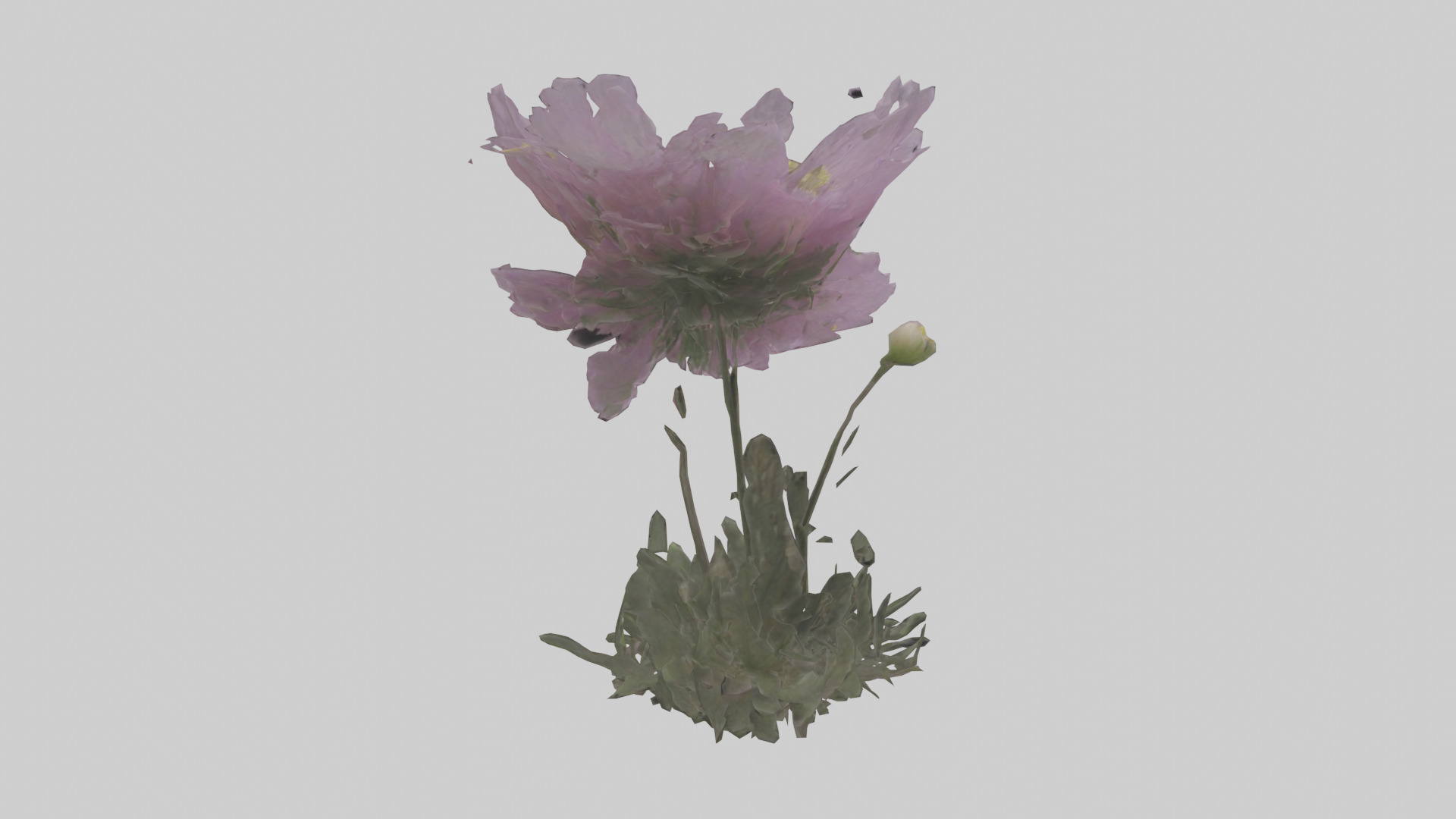 Janus God statue model Low-poly 3D model_18