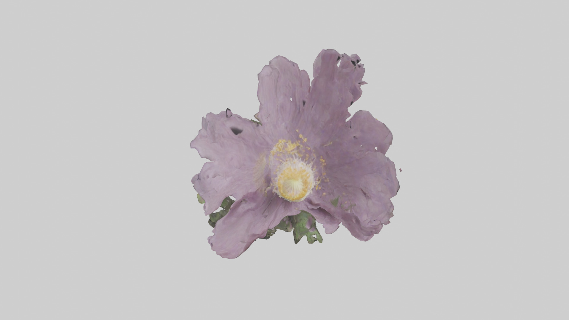 Janus God statue model Low-poly 3D model_30