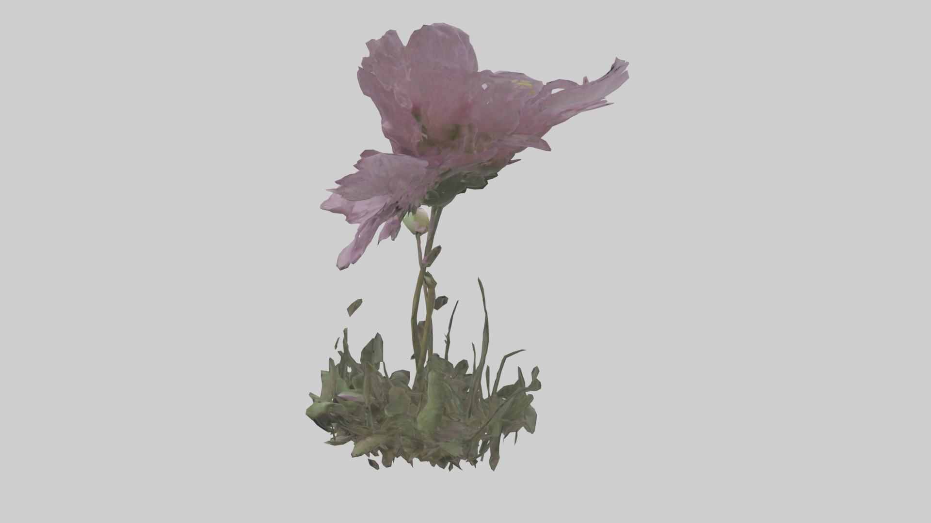 Janus God statue model Low-poly 3D model_29