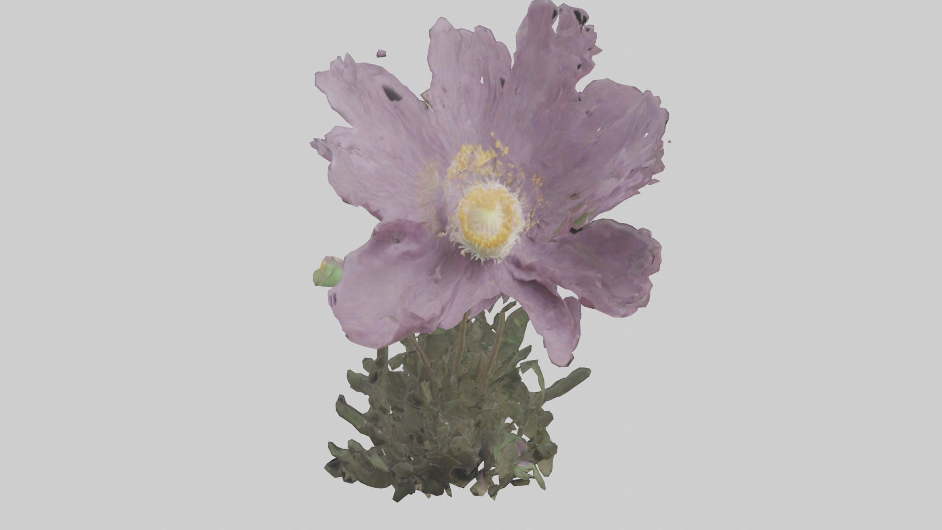 Janus God statue model Low-poly 3D model_19