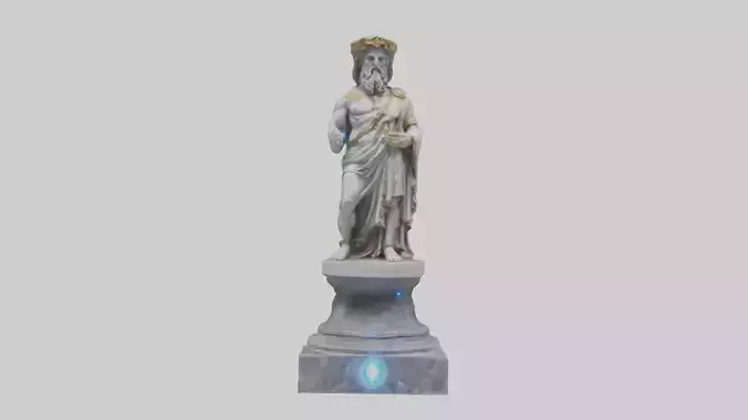 Janus God statue model
