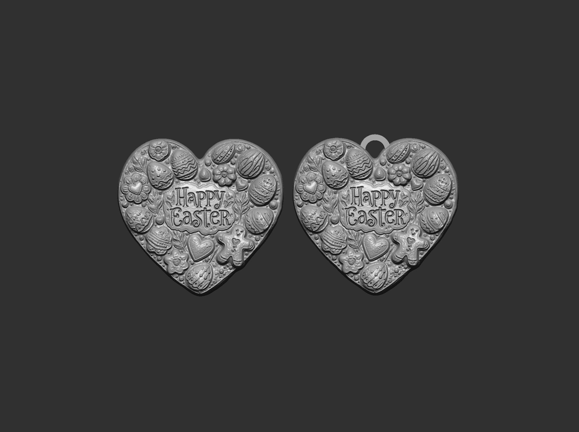 heart shape easetr cookiedecor 2  3D print model_14