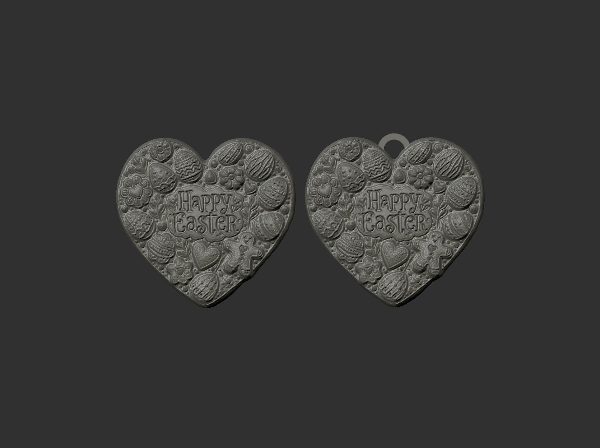 heart shape easetr cookiedecor 2  3D print model_10