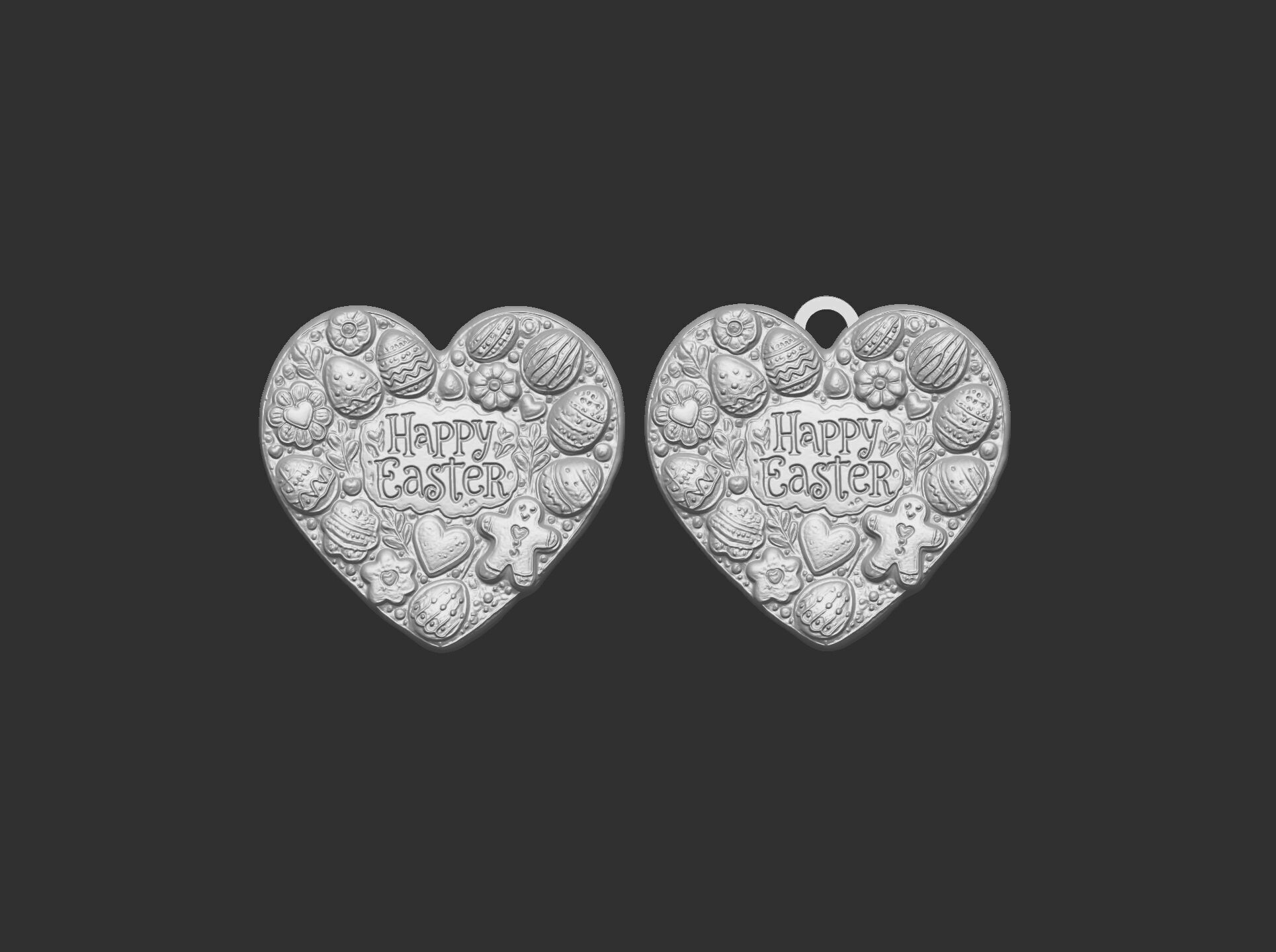 heart shape easetr cookiedecor 2  3D print model_6