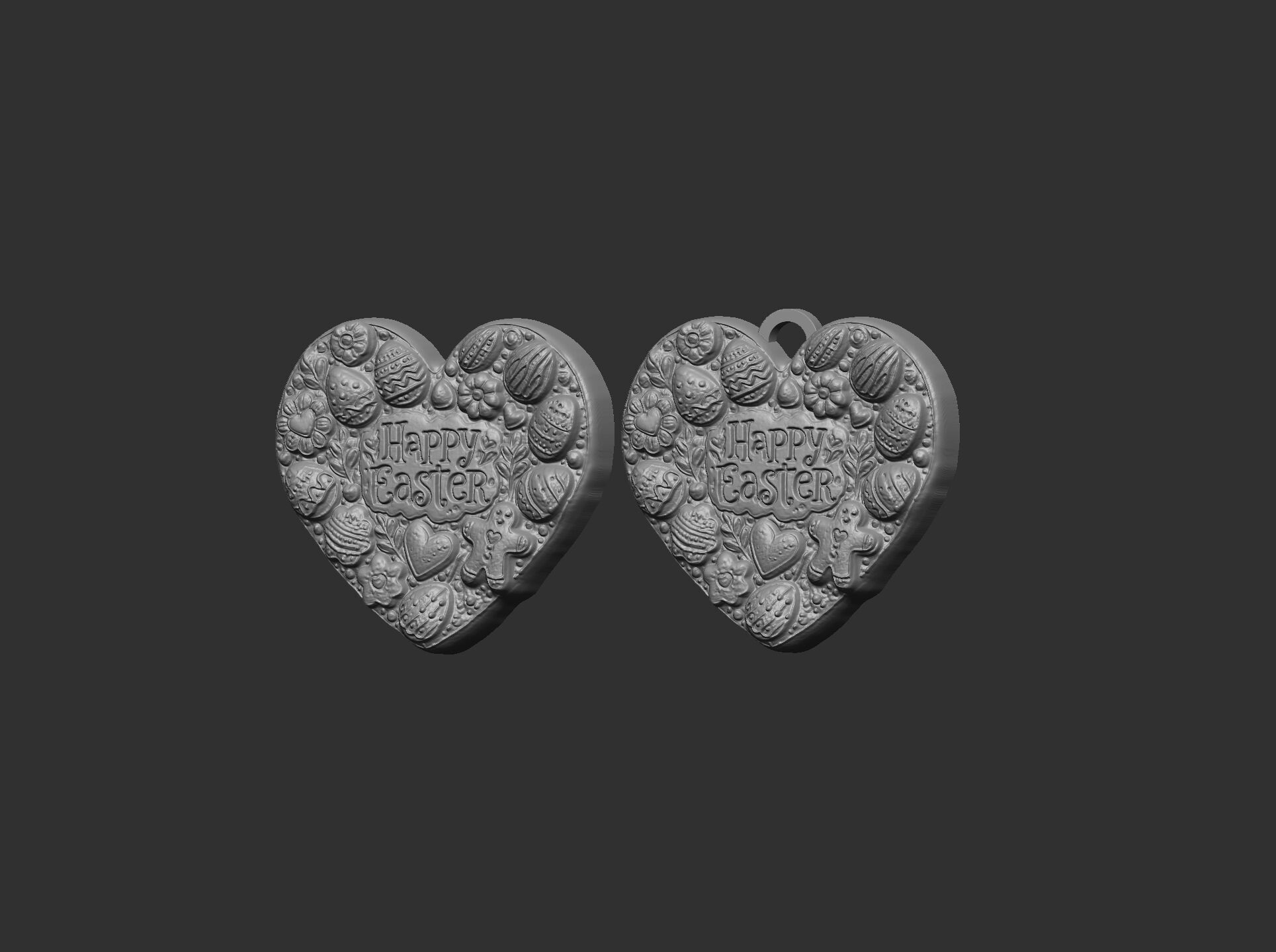 heart shape easetr cookiedecor 2  3D print model_3