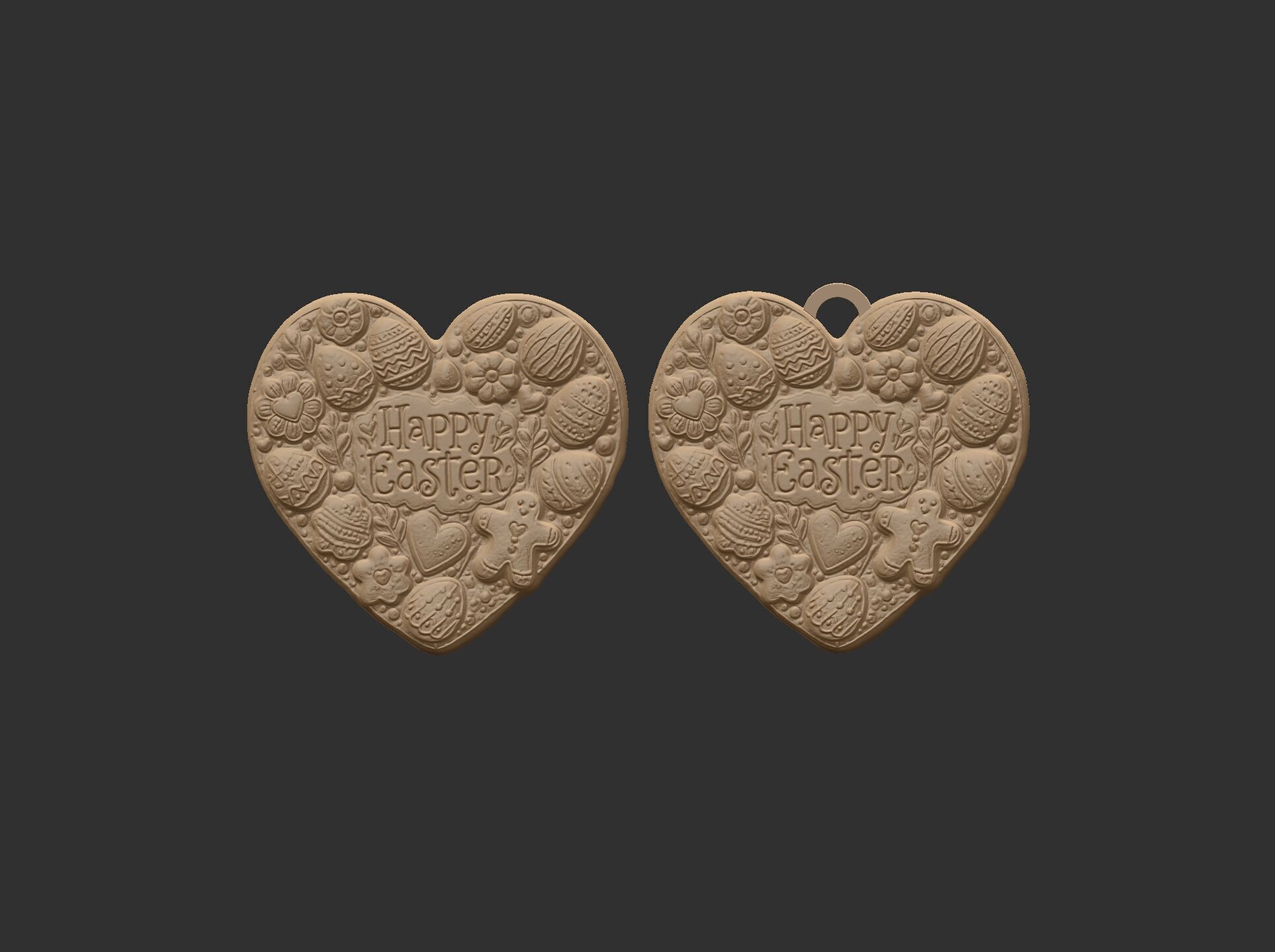 heart shape easetr cookiedecor 2  3D print model_9