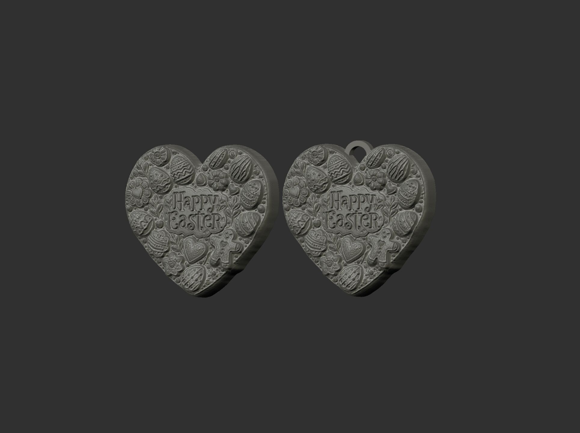 heart shape easetr cookiedecor 2  3D print model_19