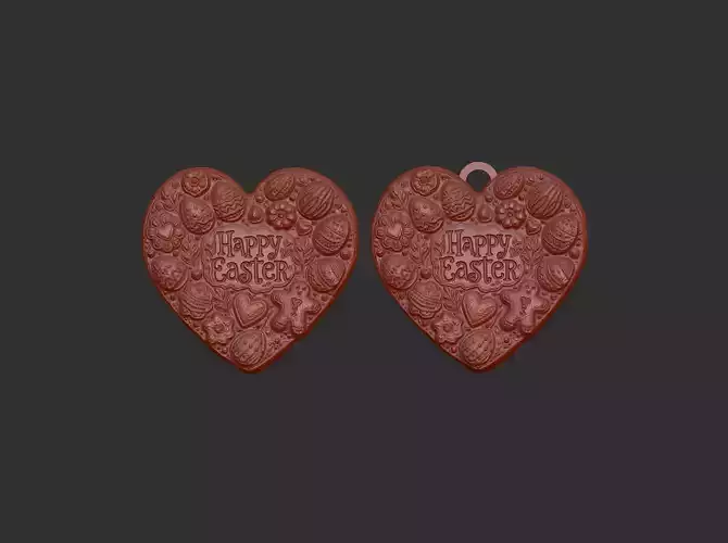 heart shape easetr cookiedecor 2  3D print model