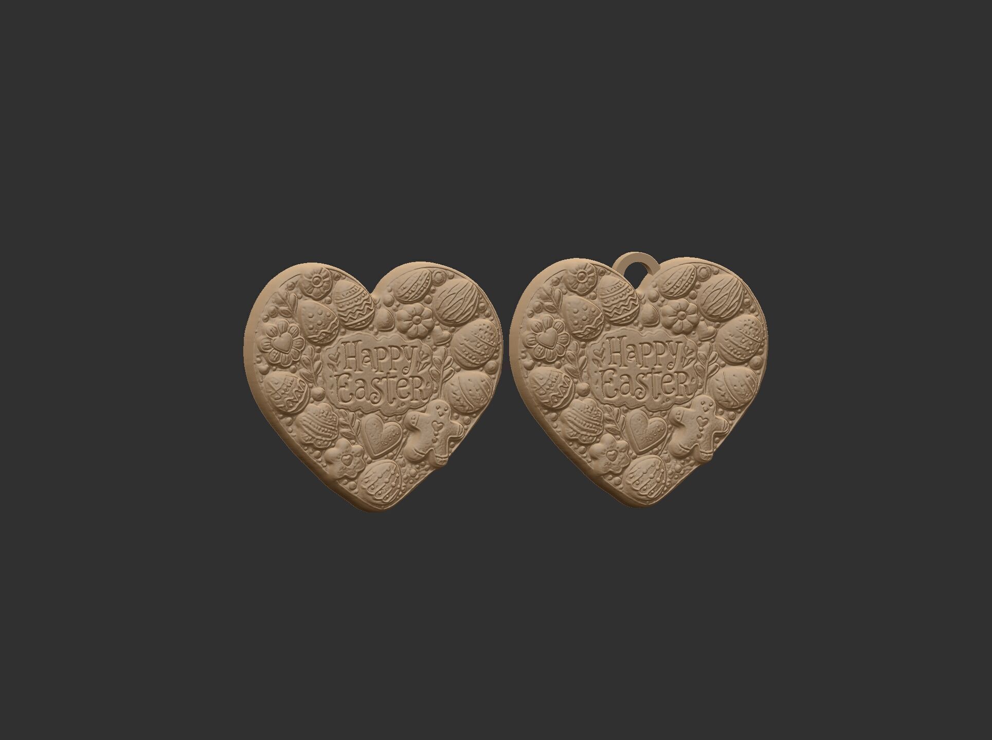 heart shape easetr cookiedecor 2  3D print model_8