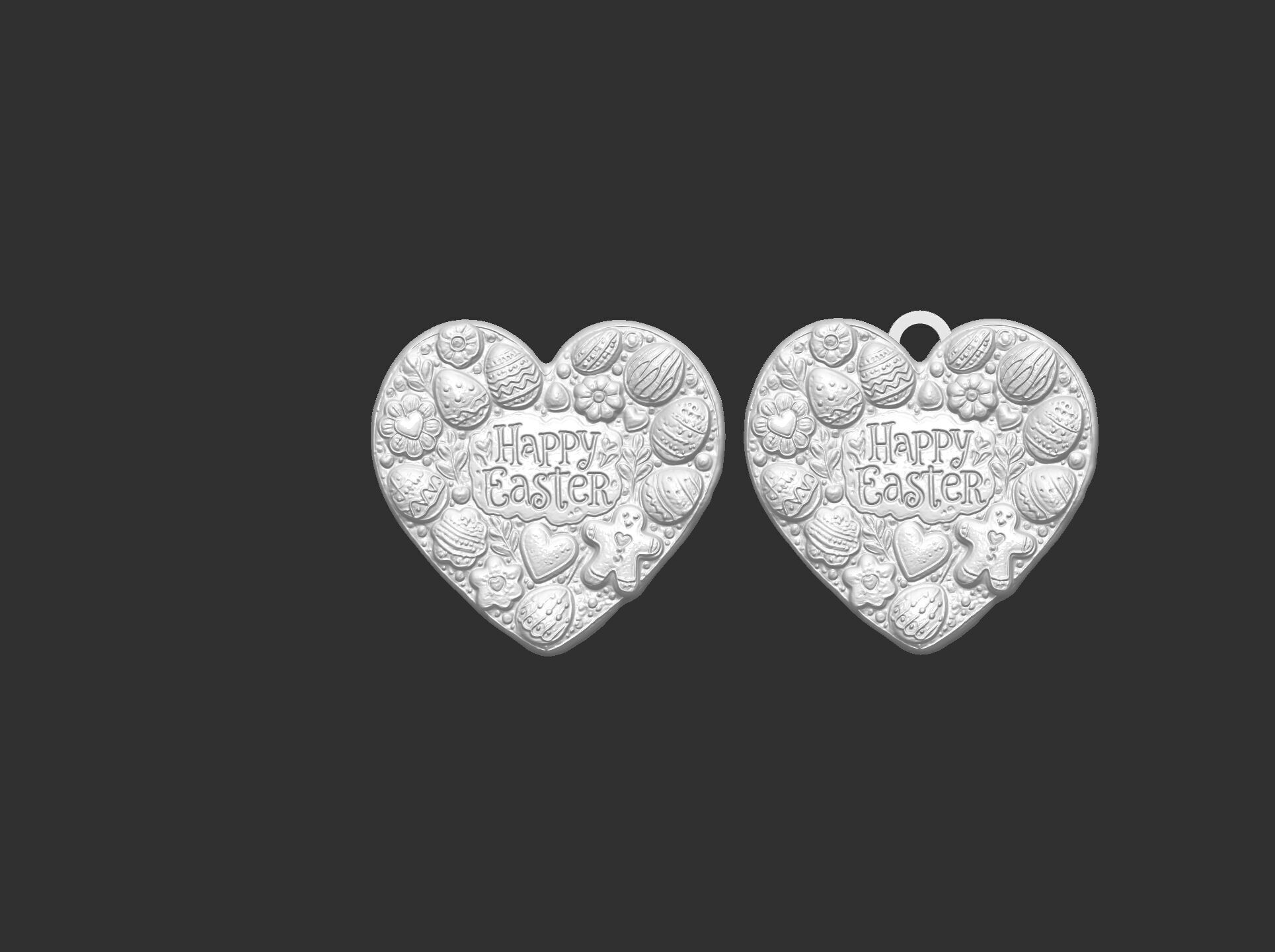 heart shape easetr cookiedecor 2  3D print model_16