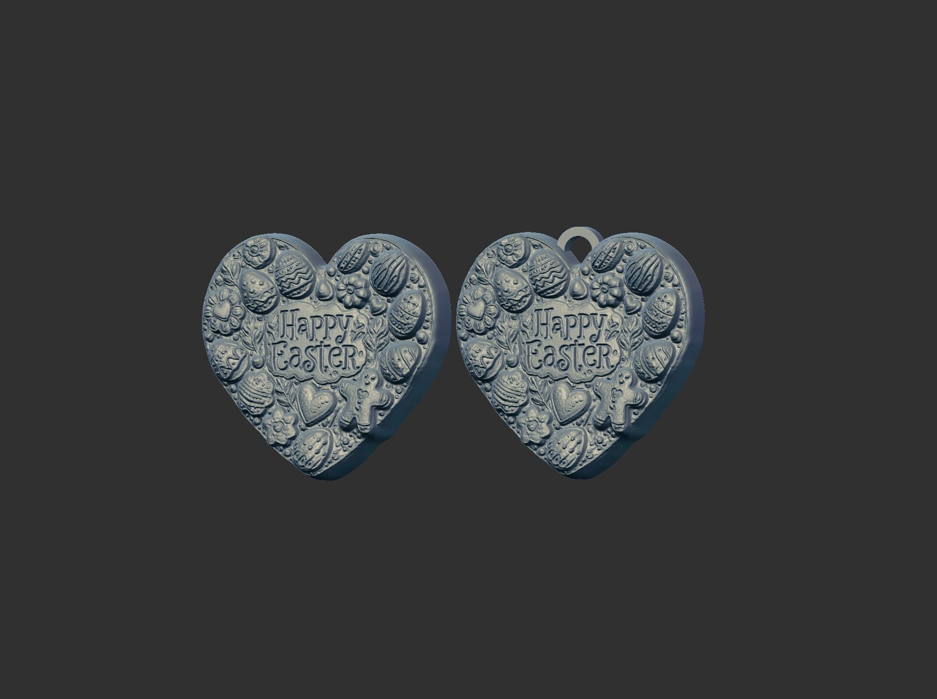 heart shape easetr cookiedecor 2  3D print model_20