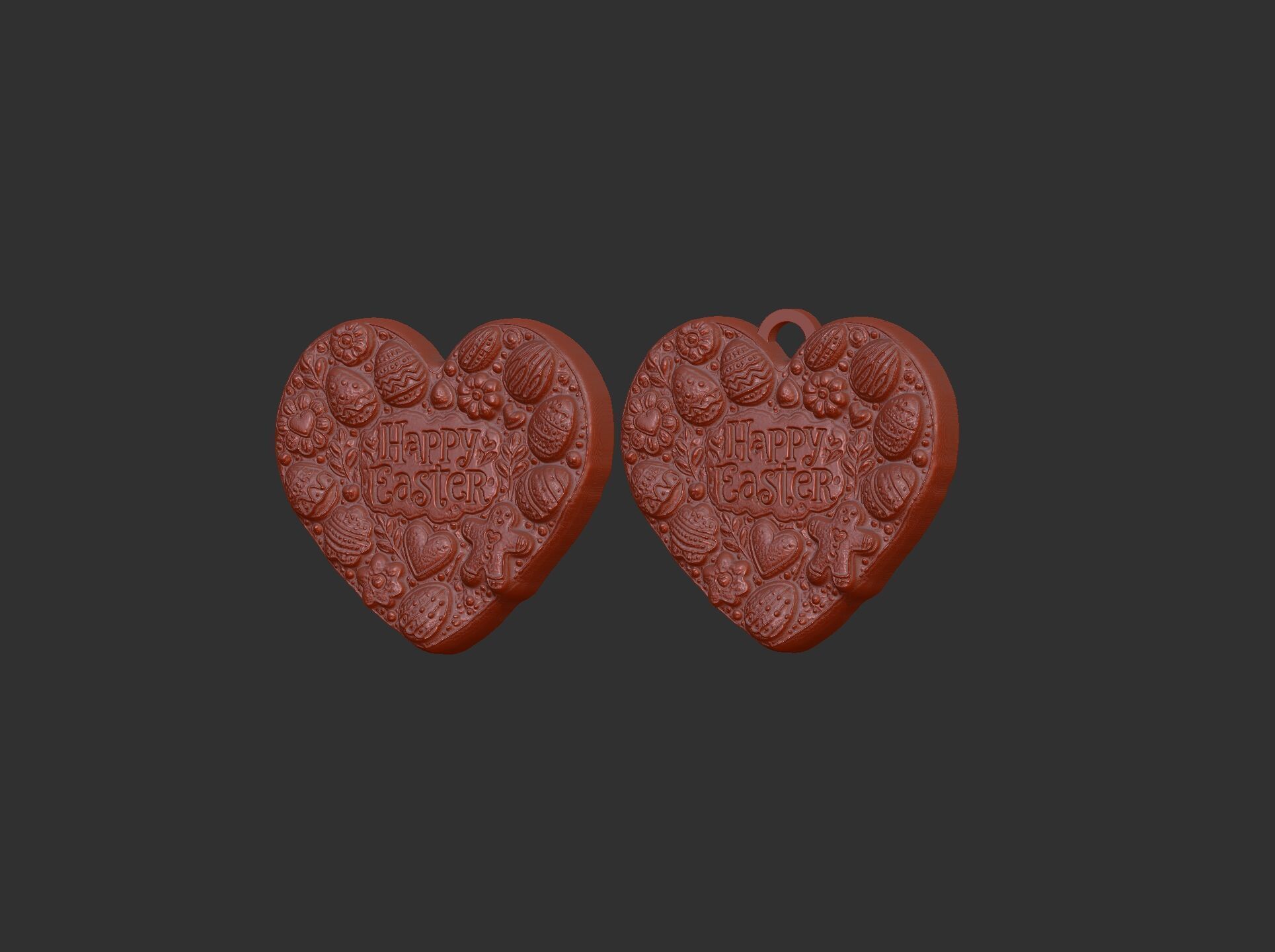 heart shape easetr cookiedecor 2  3D print model_1