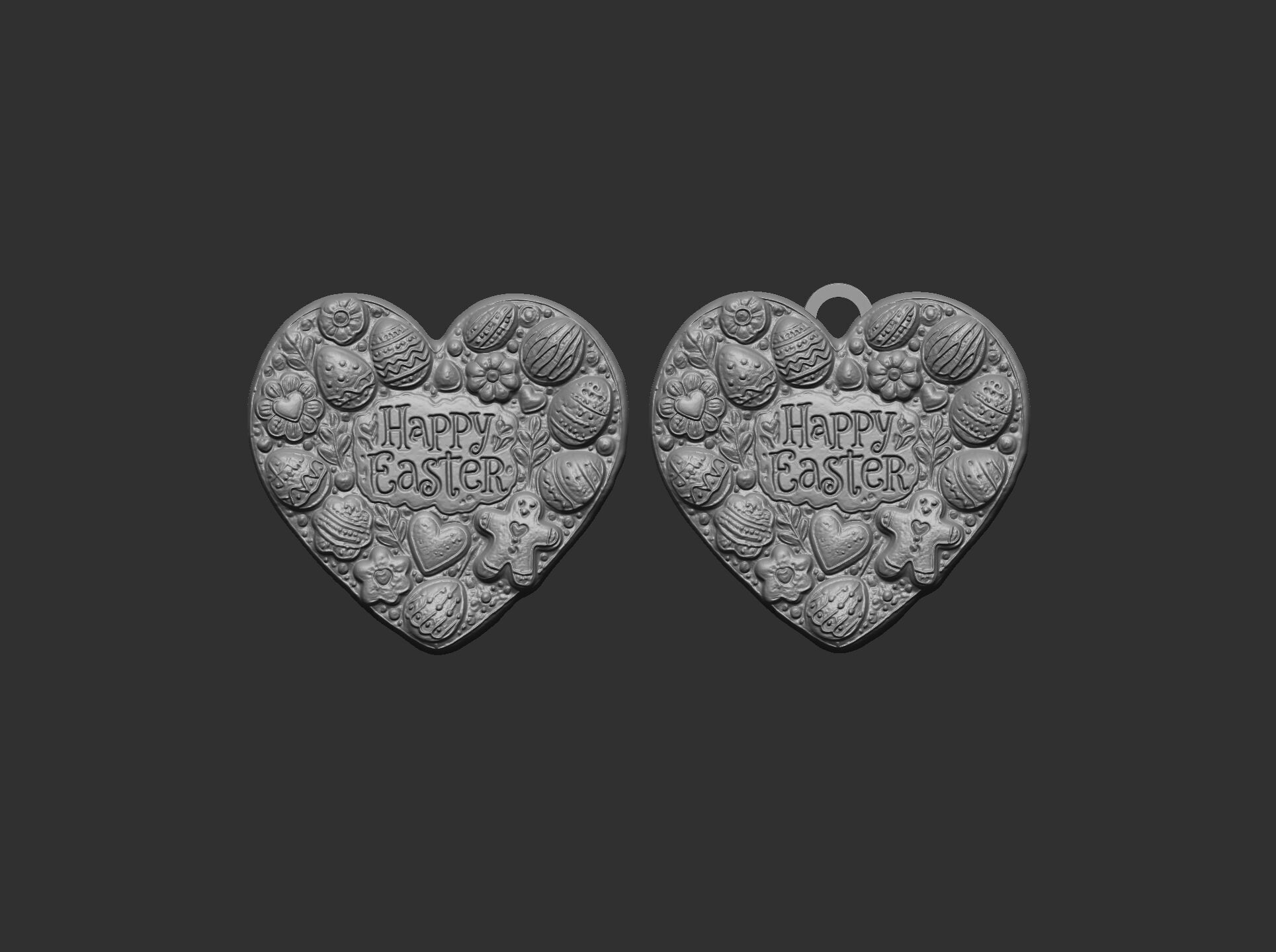 heart shape easetr cookiedecor 2  3D print model_13