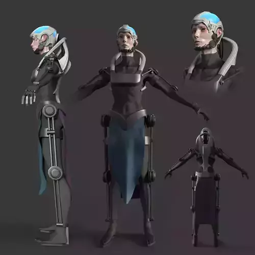 Futuristic Human model