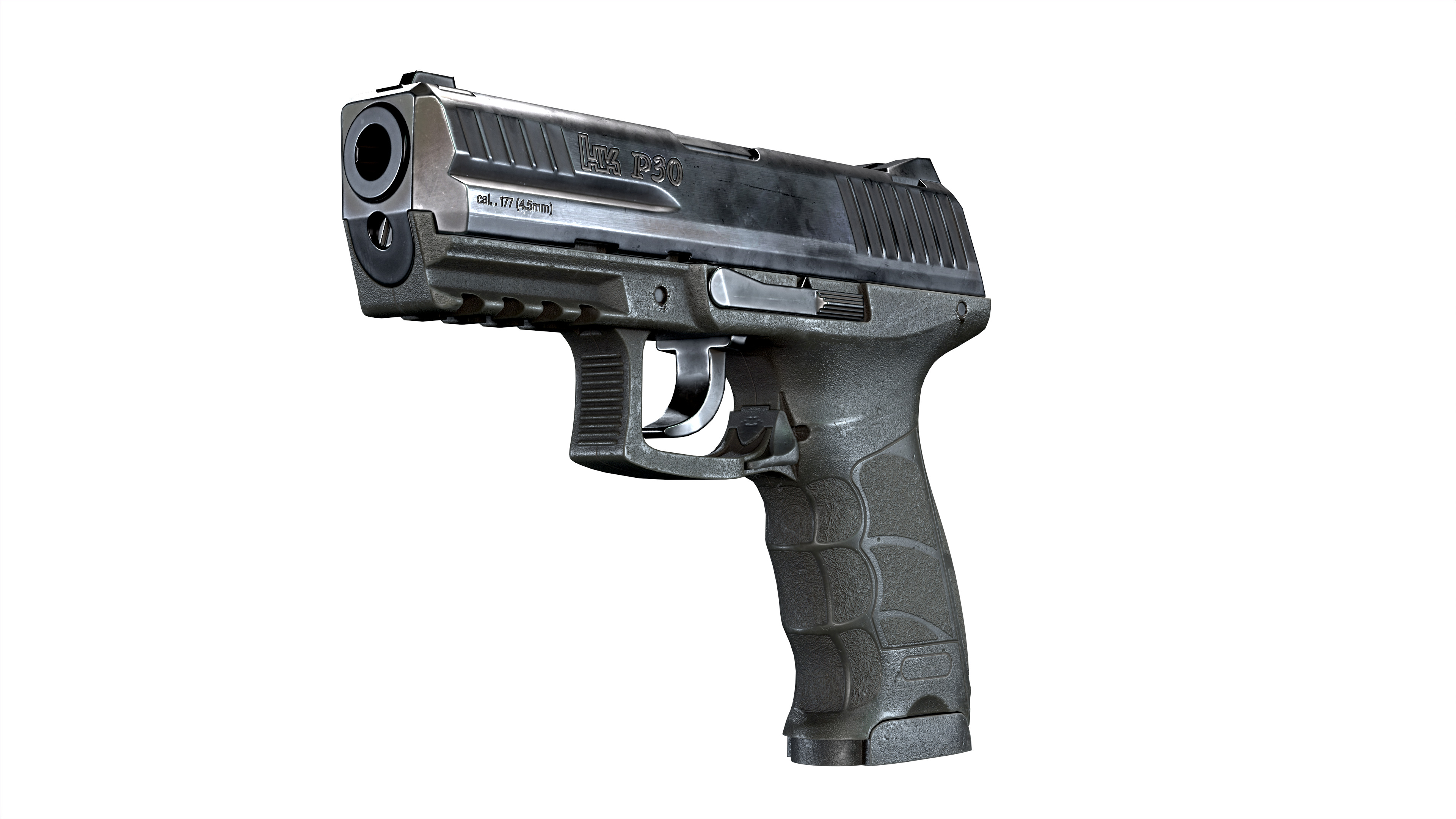 HK P30 Low-poly 3D model_5