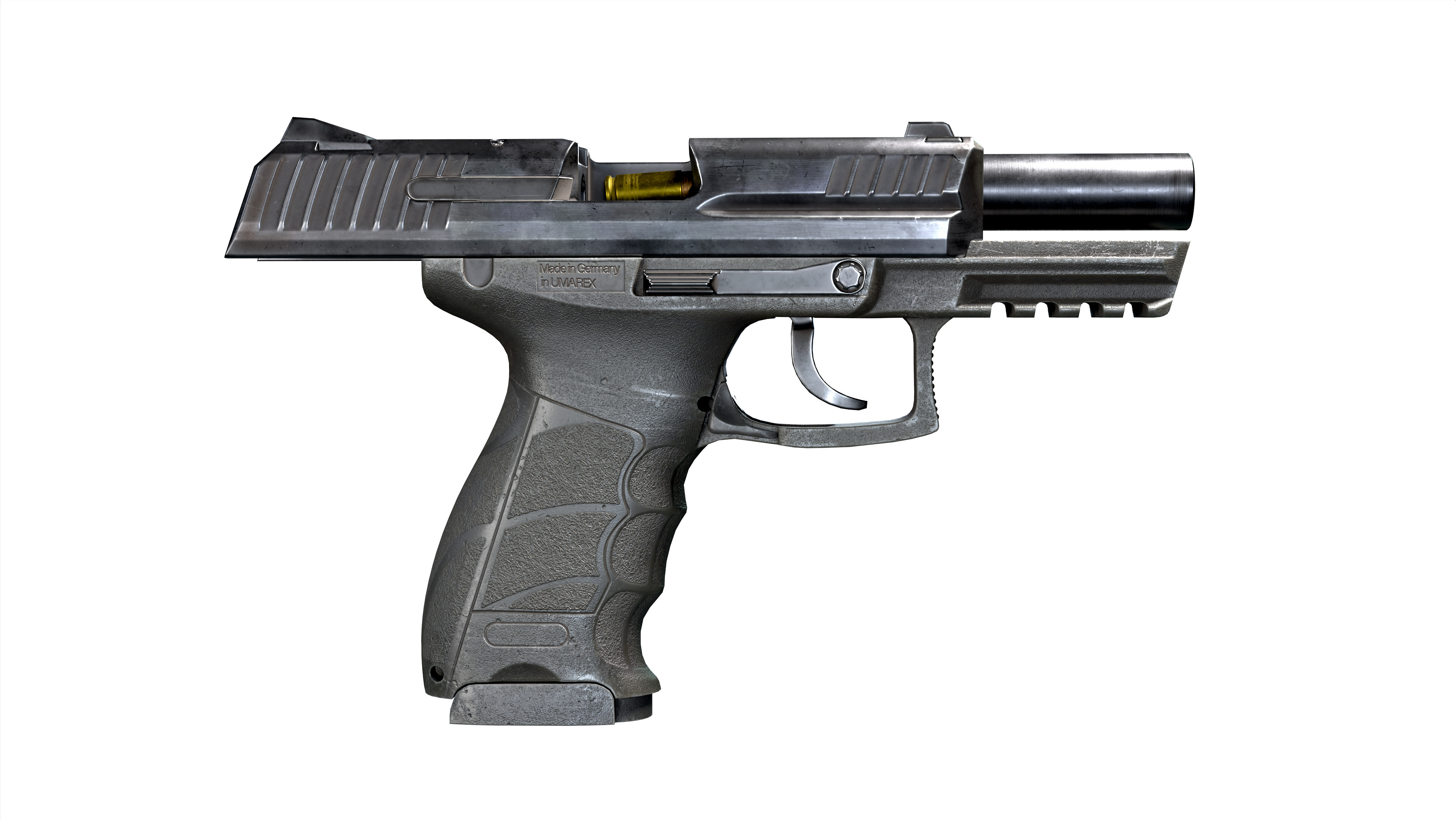 HK P30 Low-poly 3D model_1