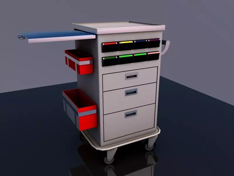 medicine cabinet 3D model_0