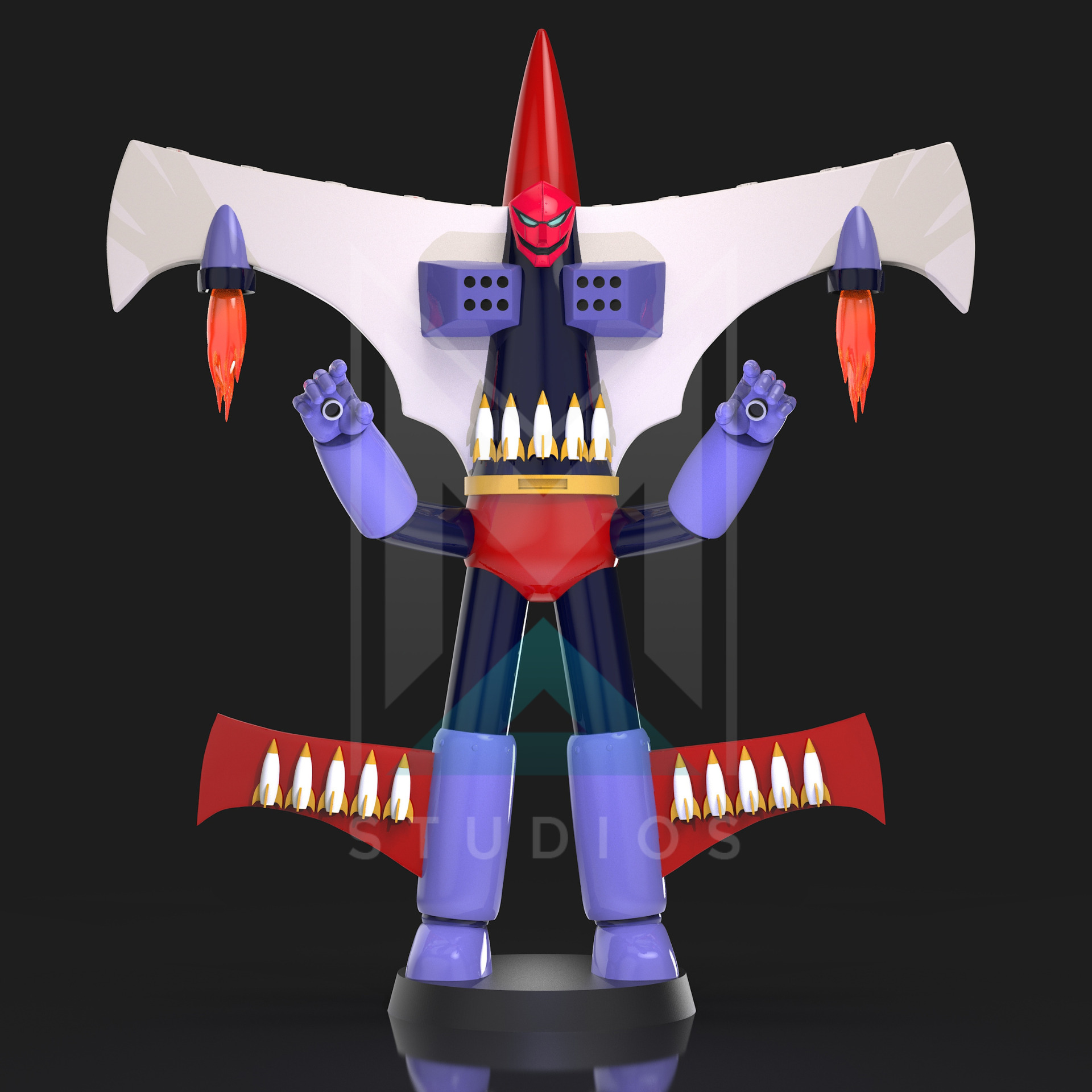Genocider F9 Mazinger Z 3D print model_1
