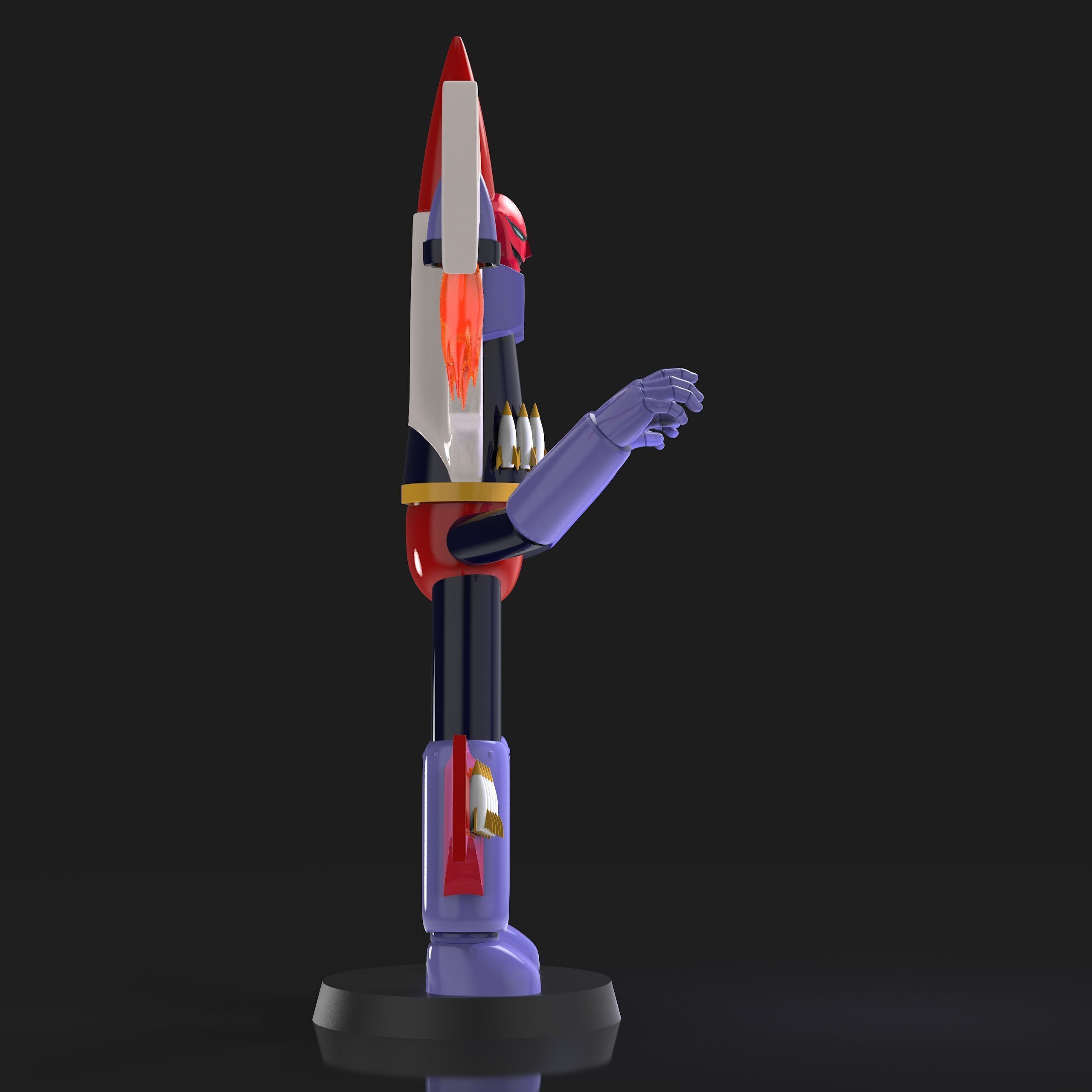 Genocider F9 Mazinger Z 3D print model_13