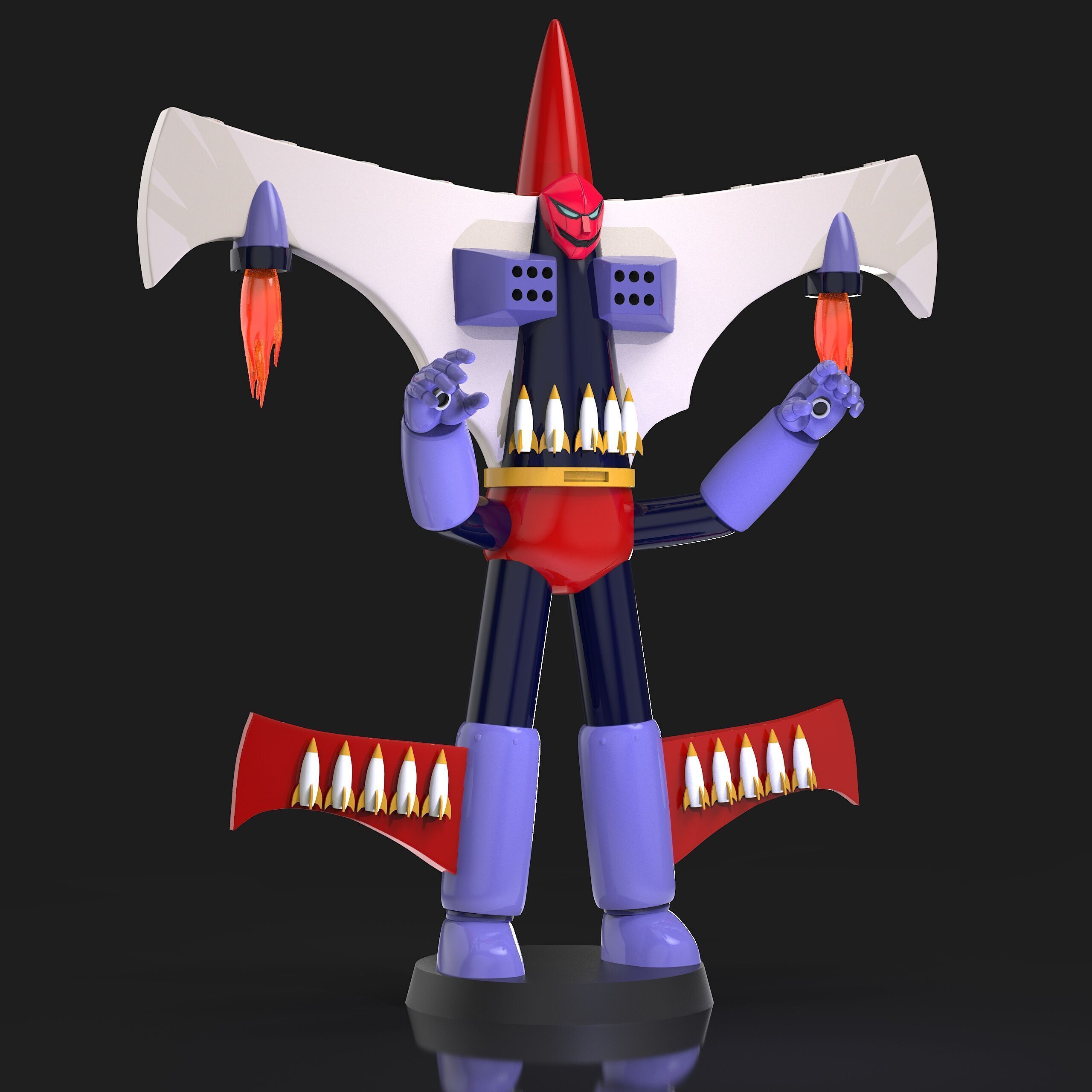 Genocider F9 Mazinger Z 3D print model_8