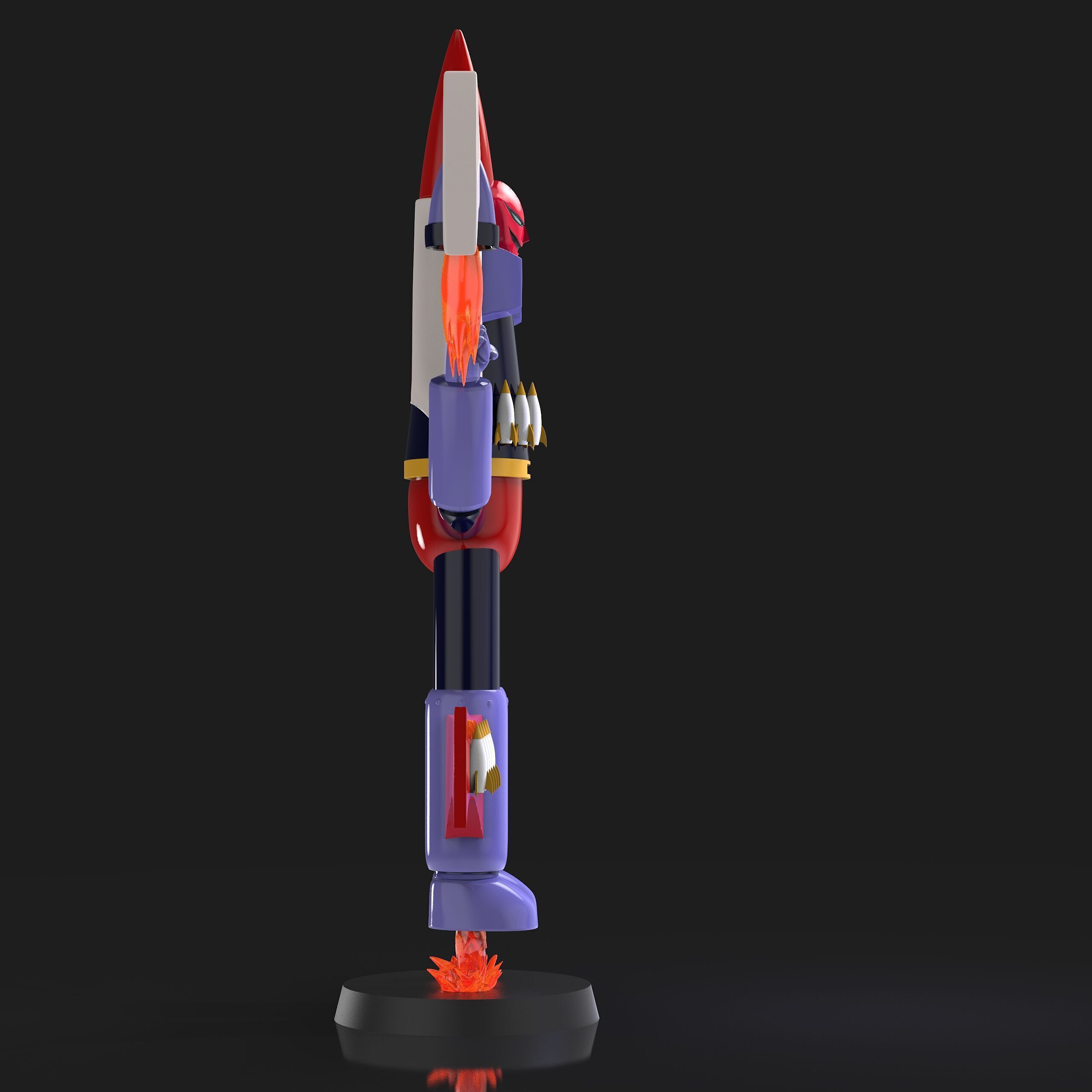 Genocider F9 Mazinger Z 3D print model_7