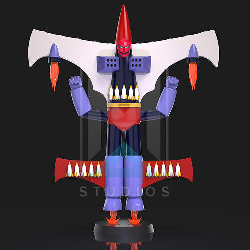 Genocider F9 Mazinger Z 3D print model
