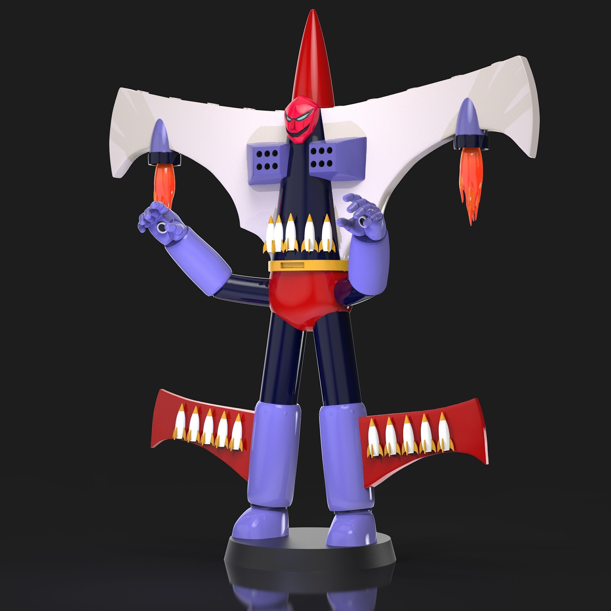 Genocider F9 Mazinger Z 3D print model_9