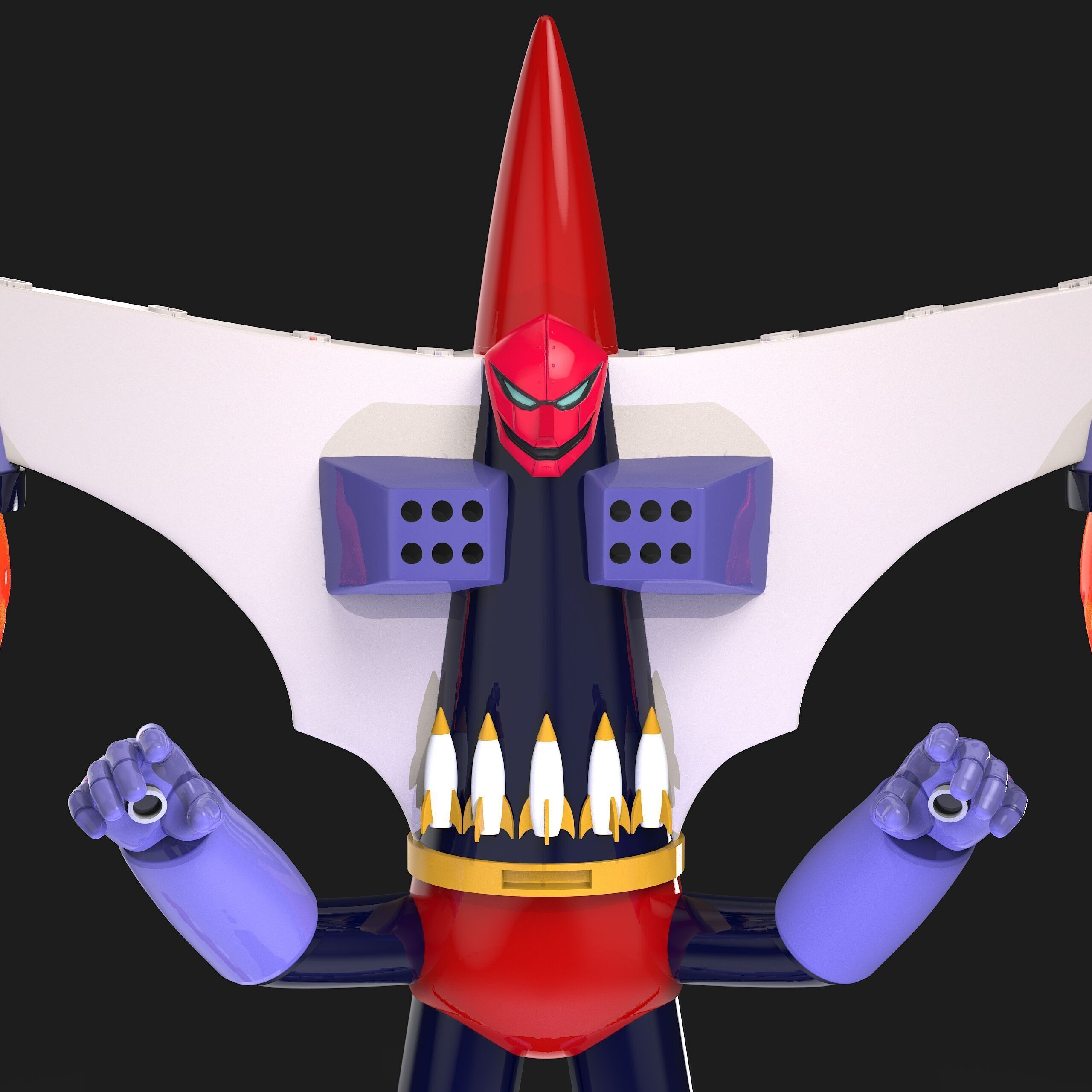 Genocider F9 Mazinger Z 3D print model_11