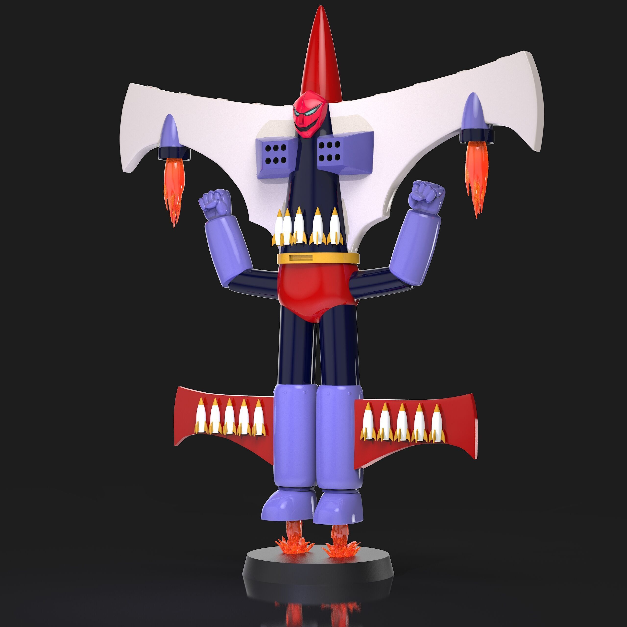 Genocider F9 Mazinger Z 3D print model_3