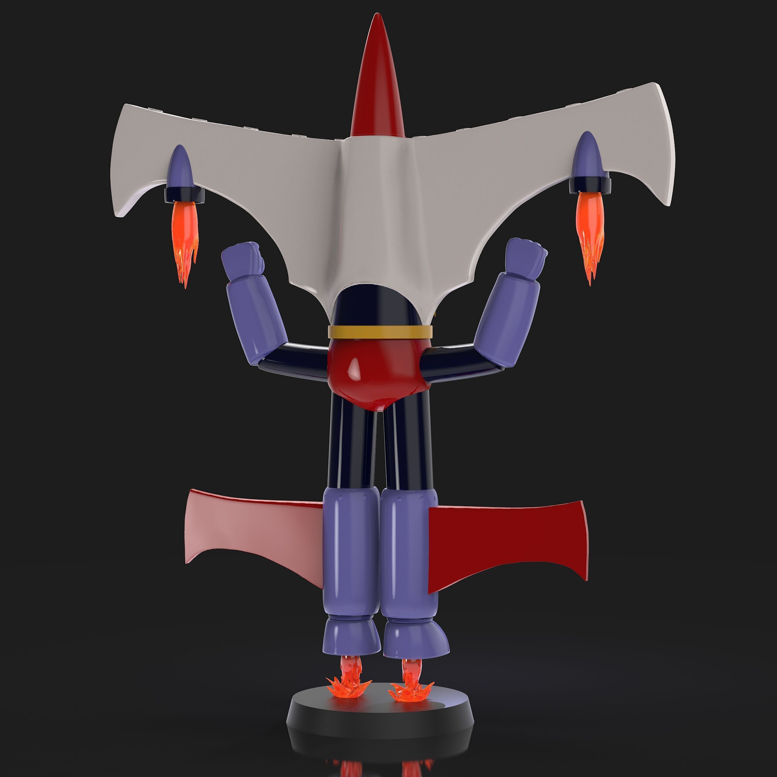 Genocider F9 Mazinger Z 3D print model_4
