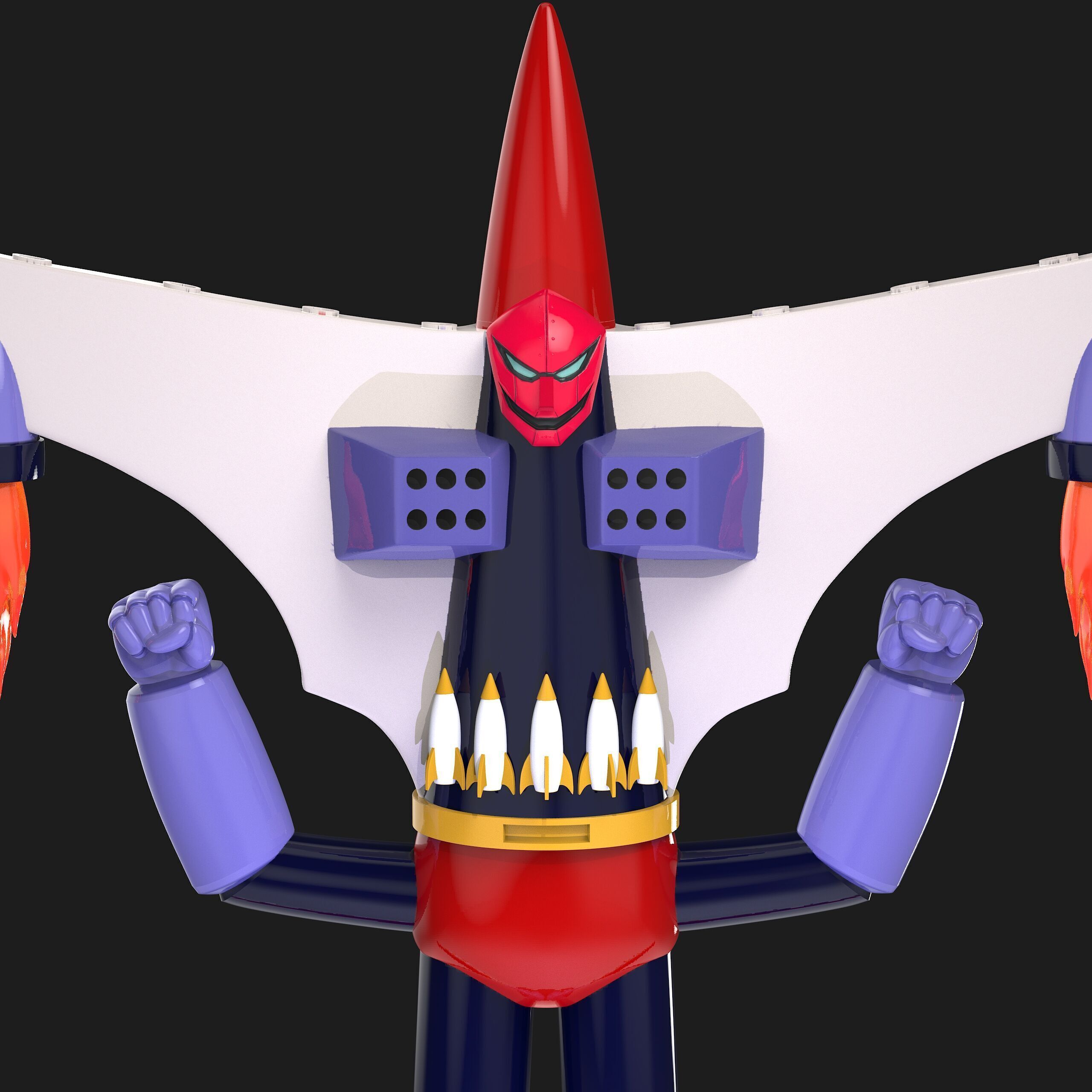 Genocider F9 Mazinger Z 3D print model_5