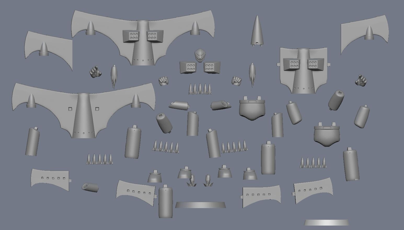 Genocider F9 Mazinger Z 3D print model_14