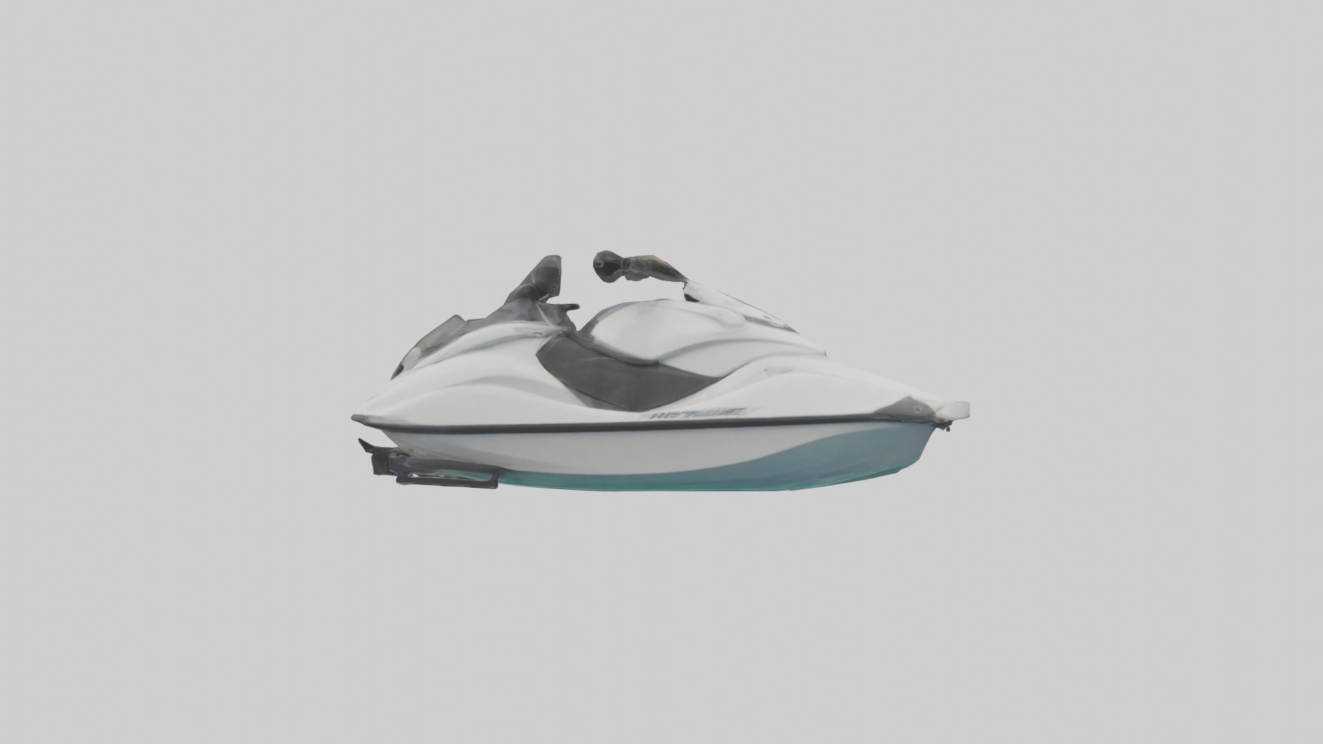Jet Ski model Low-poly 3D model_1