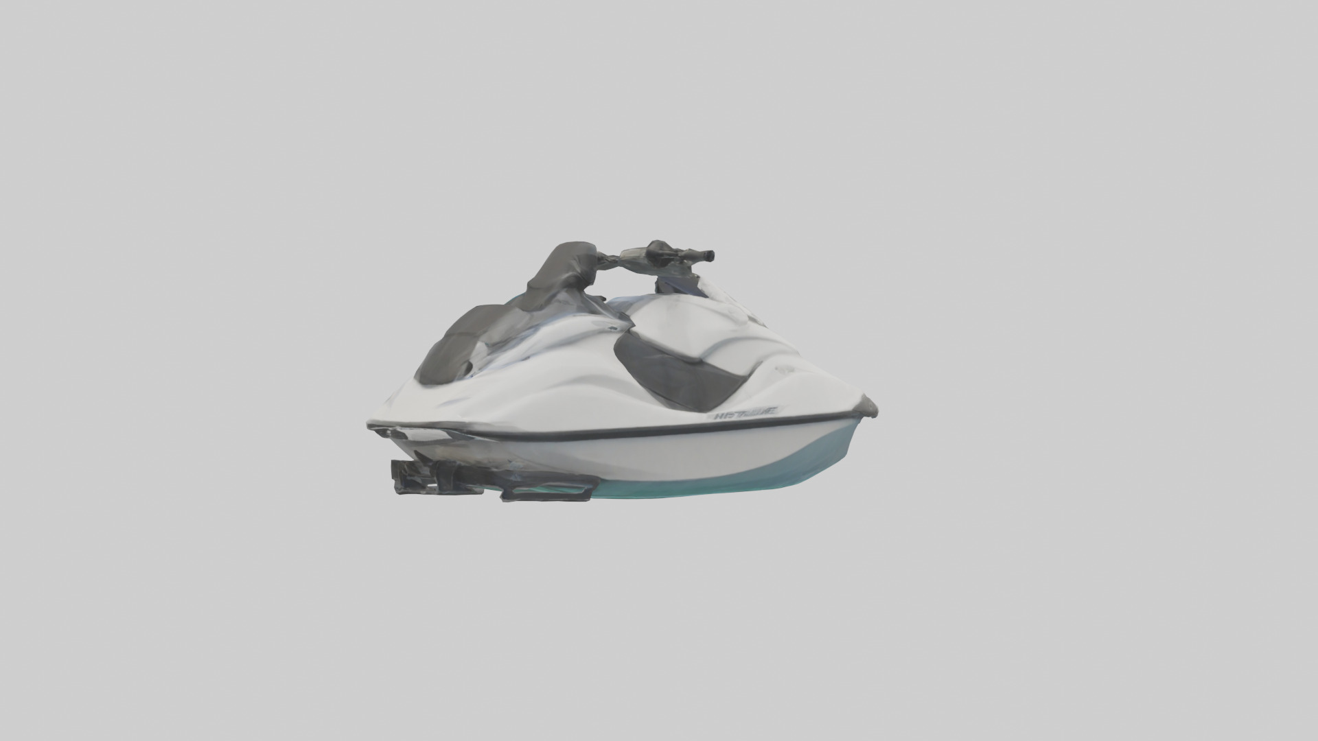 Jet Ski model Low-poly 3D model_2