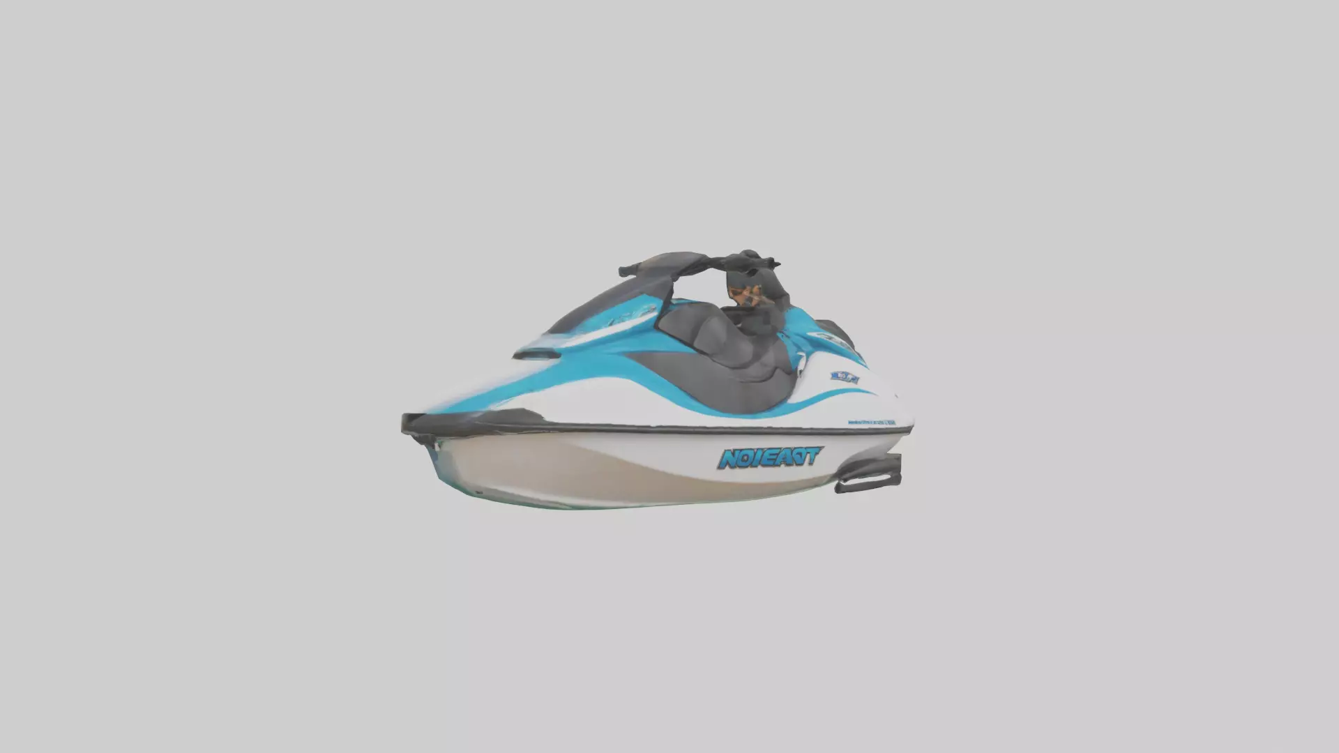Jet Ski model Low-poly 3D model_0