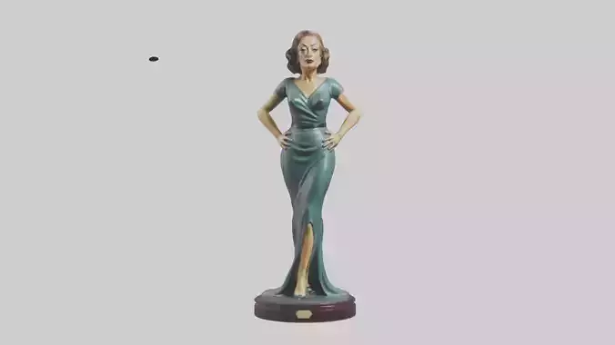 Joan Crawford statue model